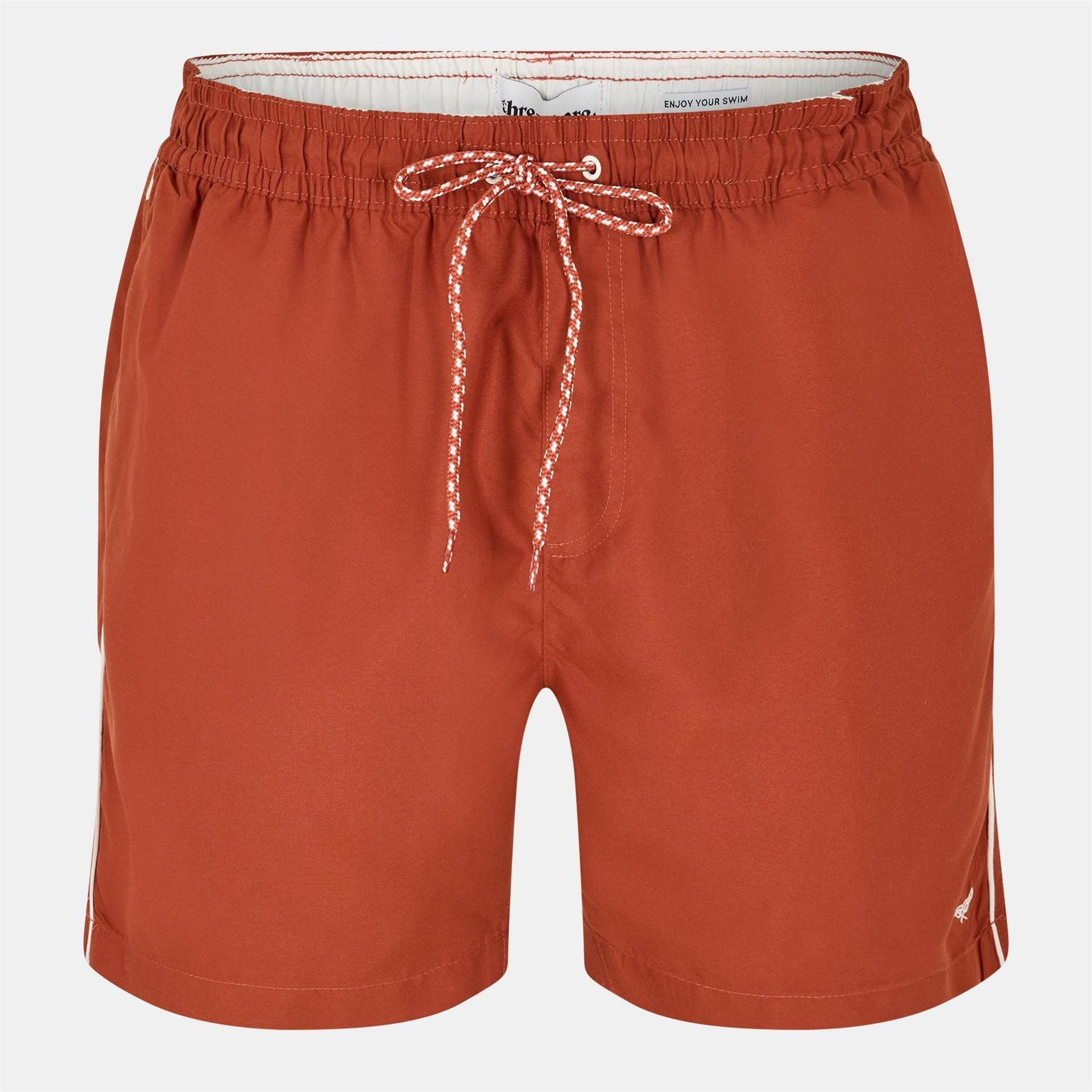 Threadbare Solid Patterned Regular Fit Swim Shorts