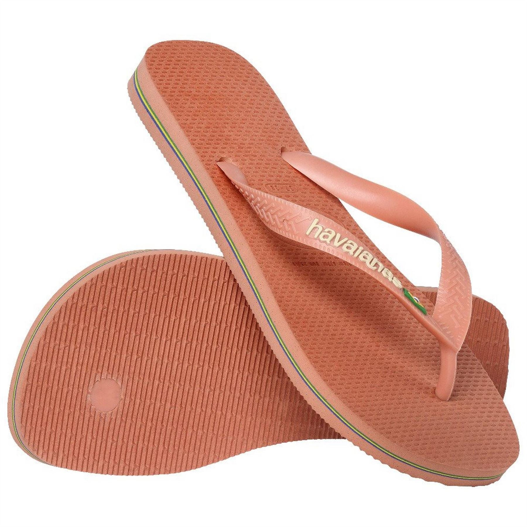Havaianas Brasil Logo Flip Flops
