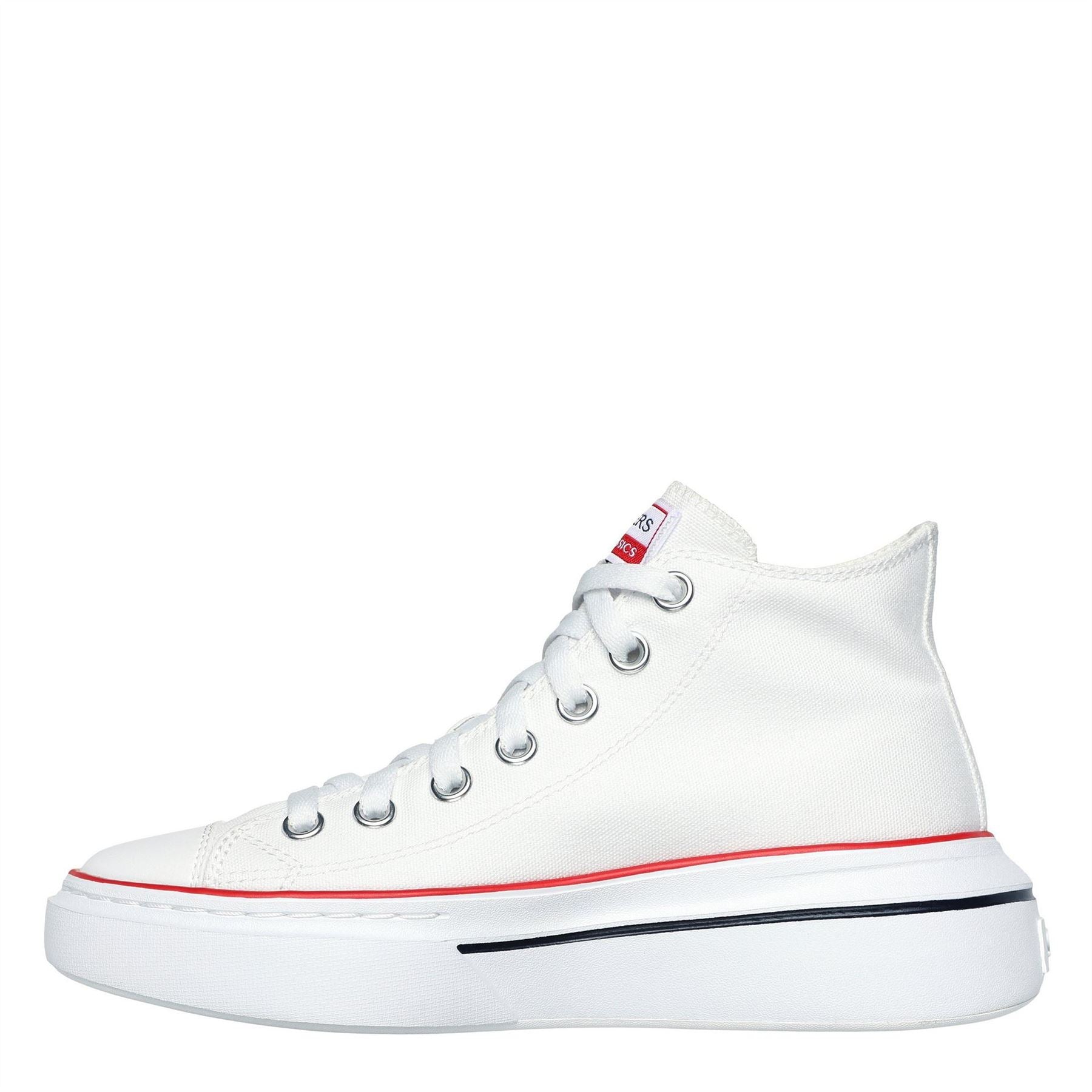 Skechers Womens Mid Top Lace Up W Air Cooled Low Top Trainers