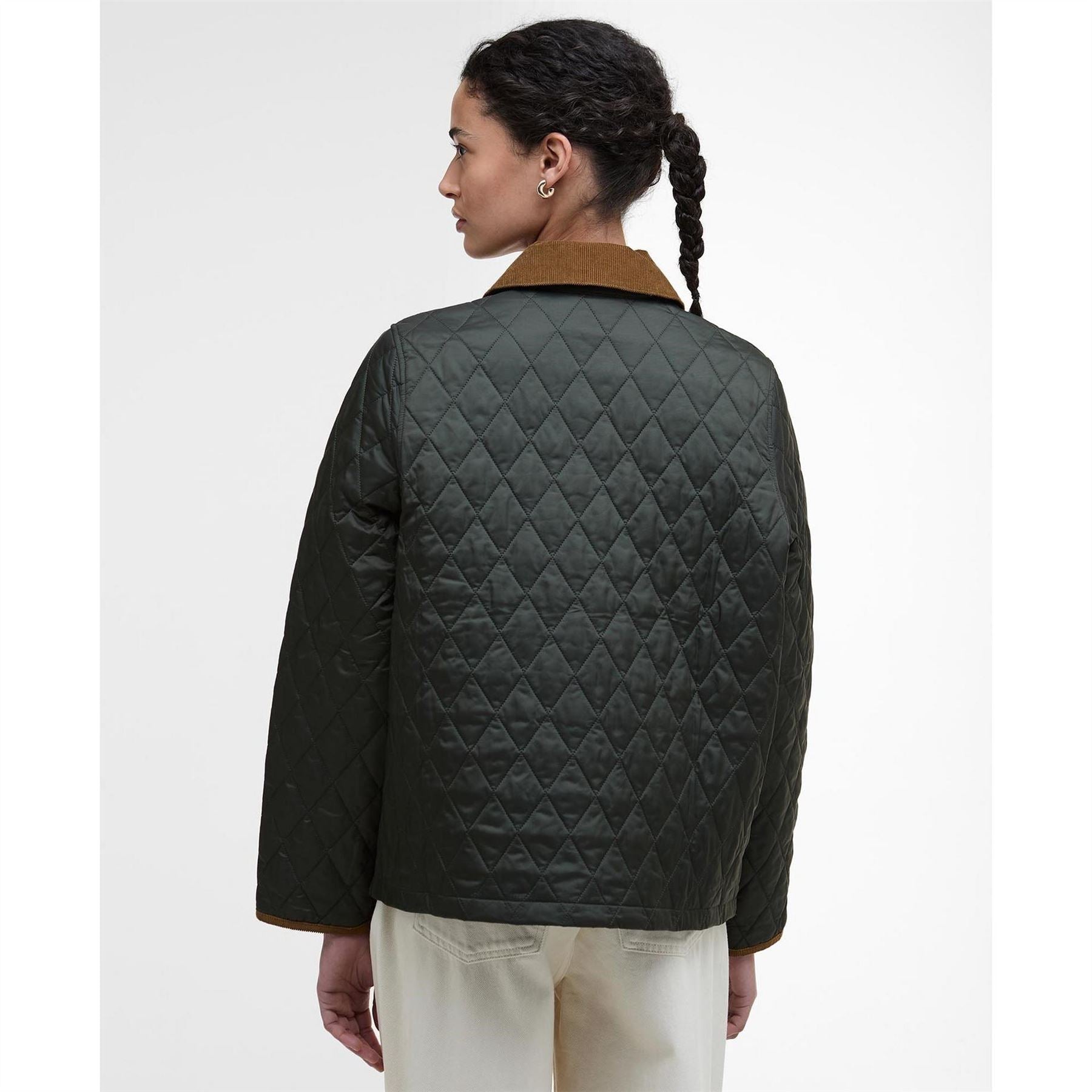 Barbour Cropped Liddesdale Quilted Jacket