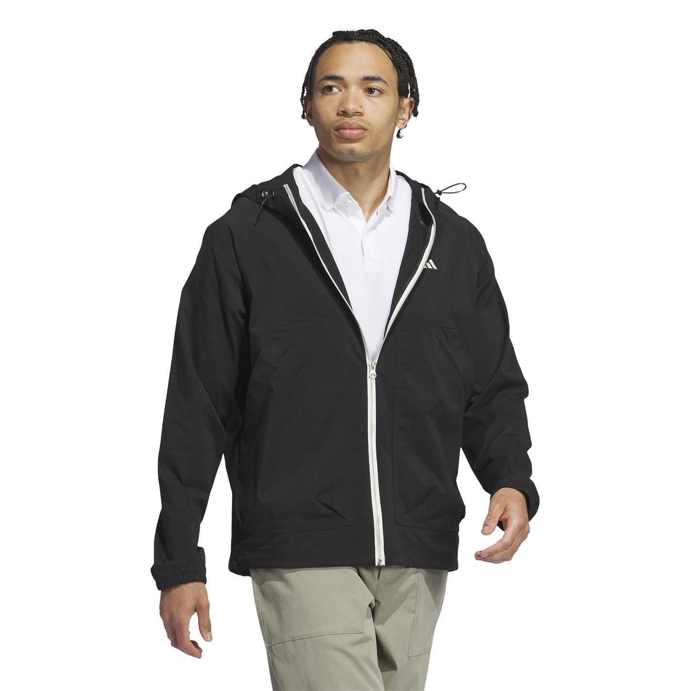 adidas Mens Go To Utility Dwr Full Zip Jacket