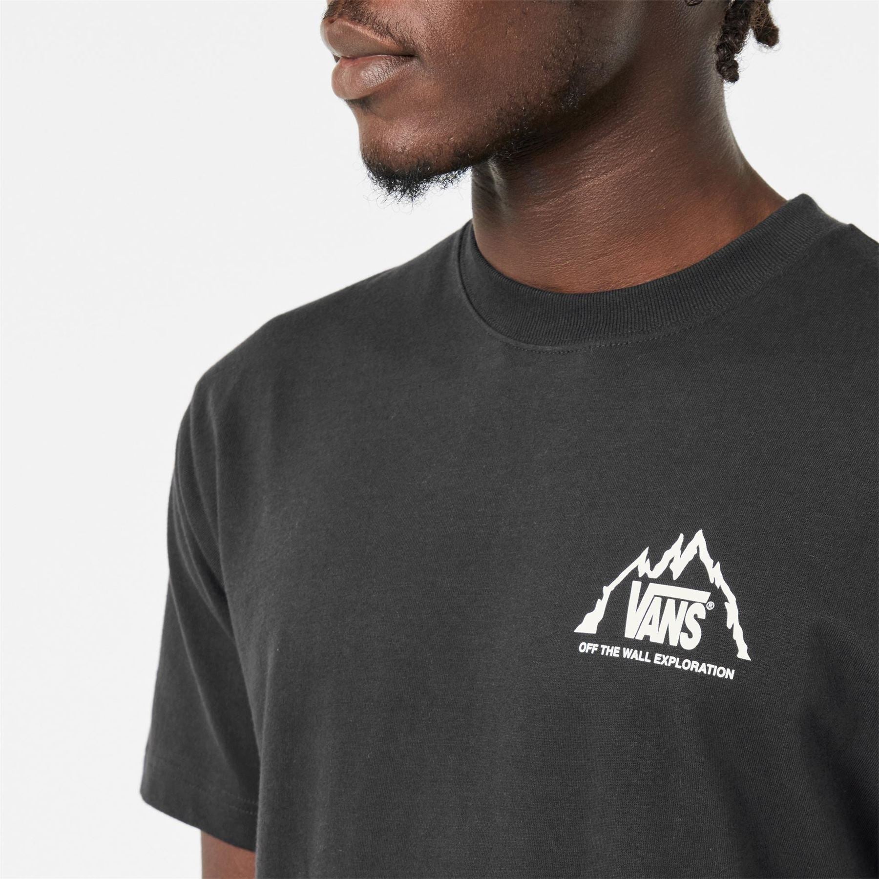 Vans Crew Neck Ribbed Collar Short Sleeve Jersey T-Shirt