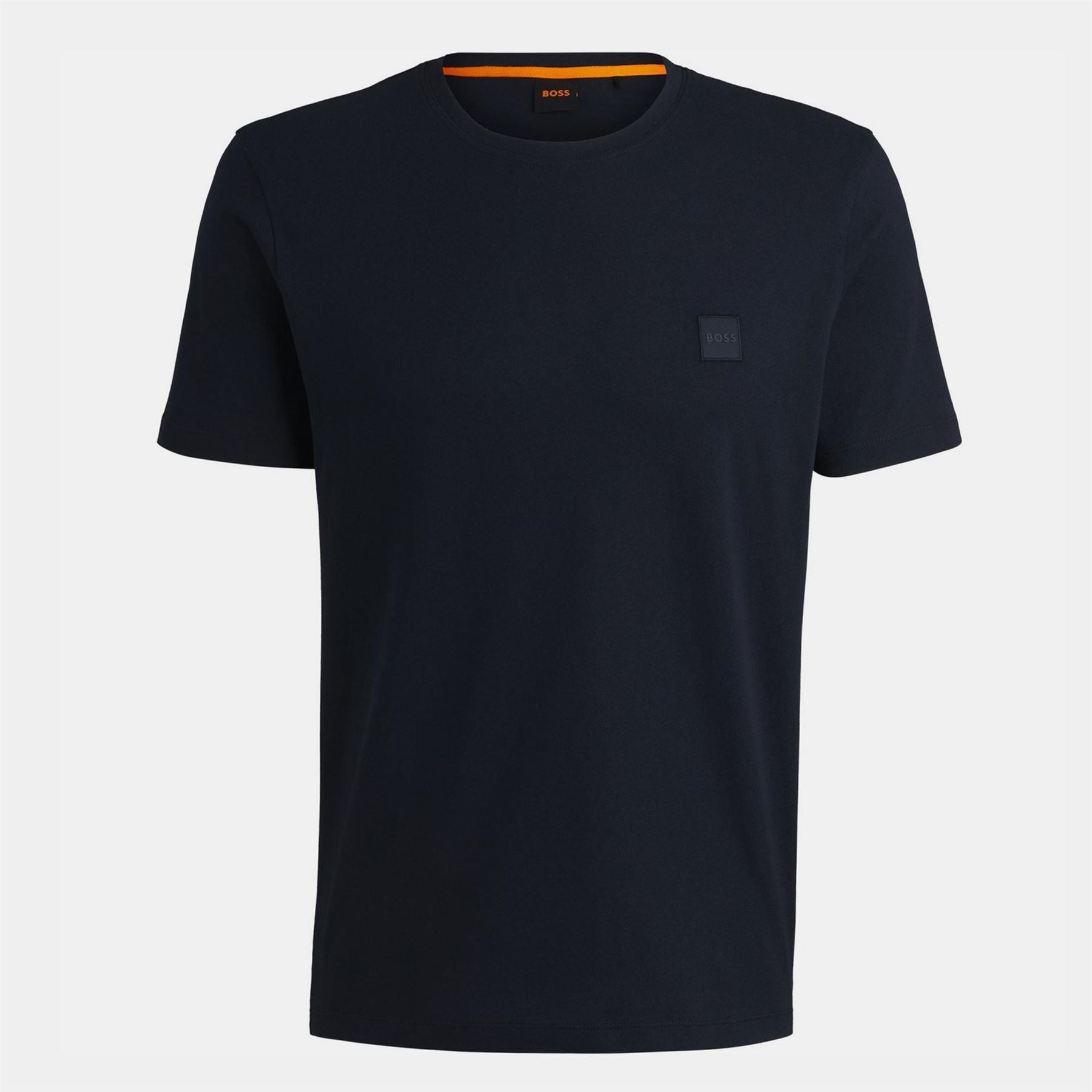 Boss BOSS ORANGE Tales T Shirt with Logo Patch Premium Cotton