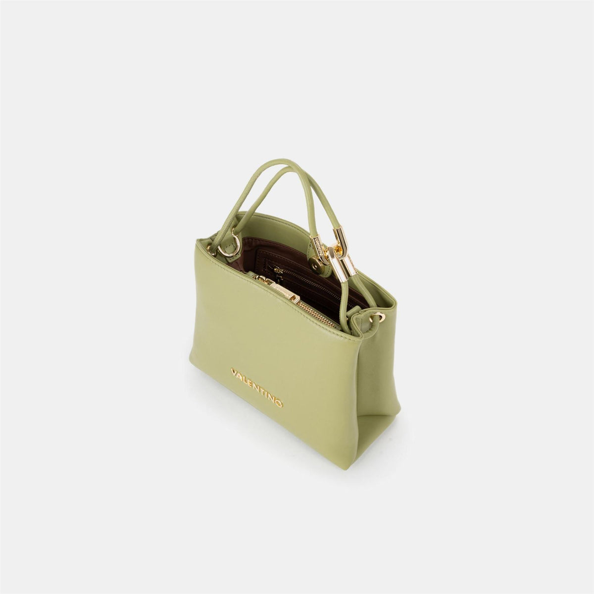 Valentino Fable Faux Leather Top Handle Bag