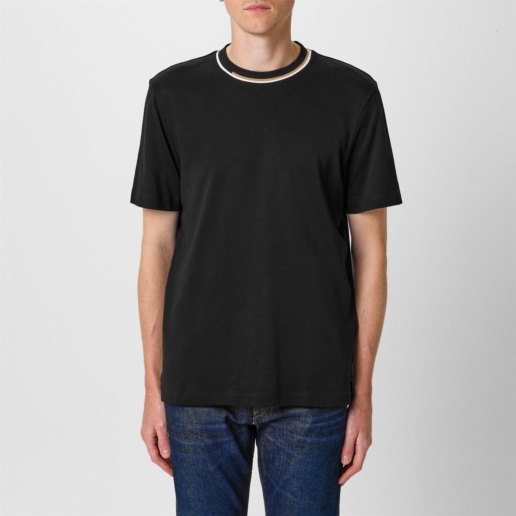 Boss Thompson Cotton Crew Neck Short Sleeve T Shirt