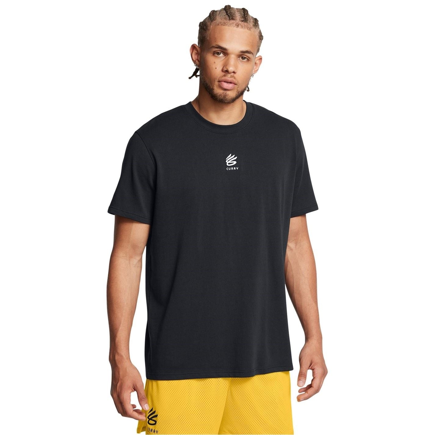 Under Armour Mens Curry Logo Heavyweight T-Shirt