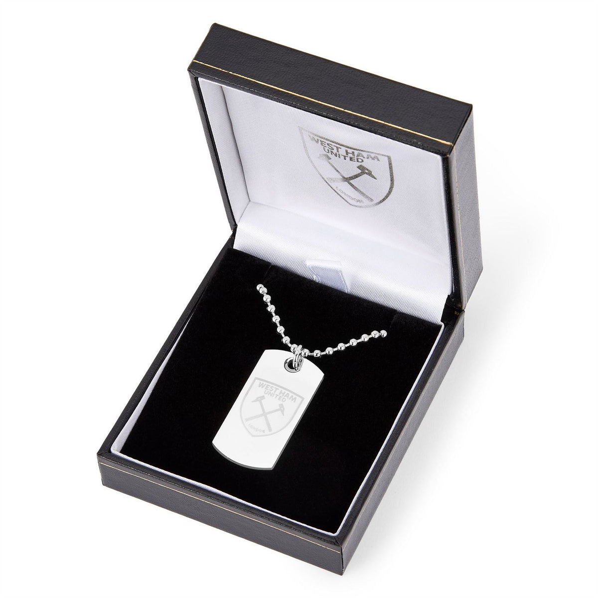 Team Officially Licensed Stainless Steel Dog Tag And Ball Chain