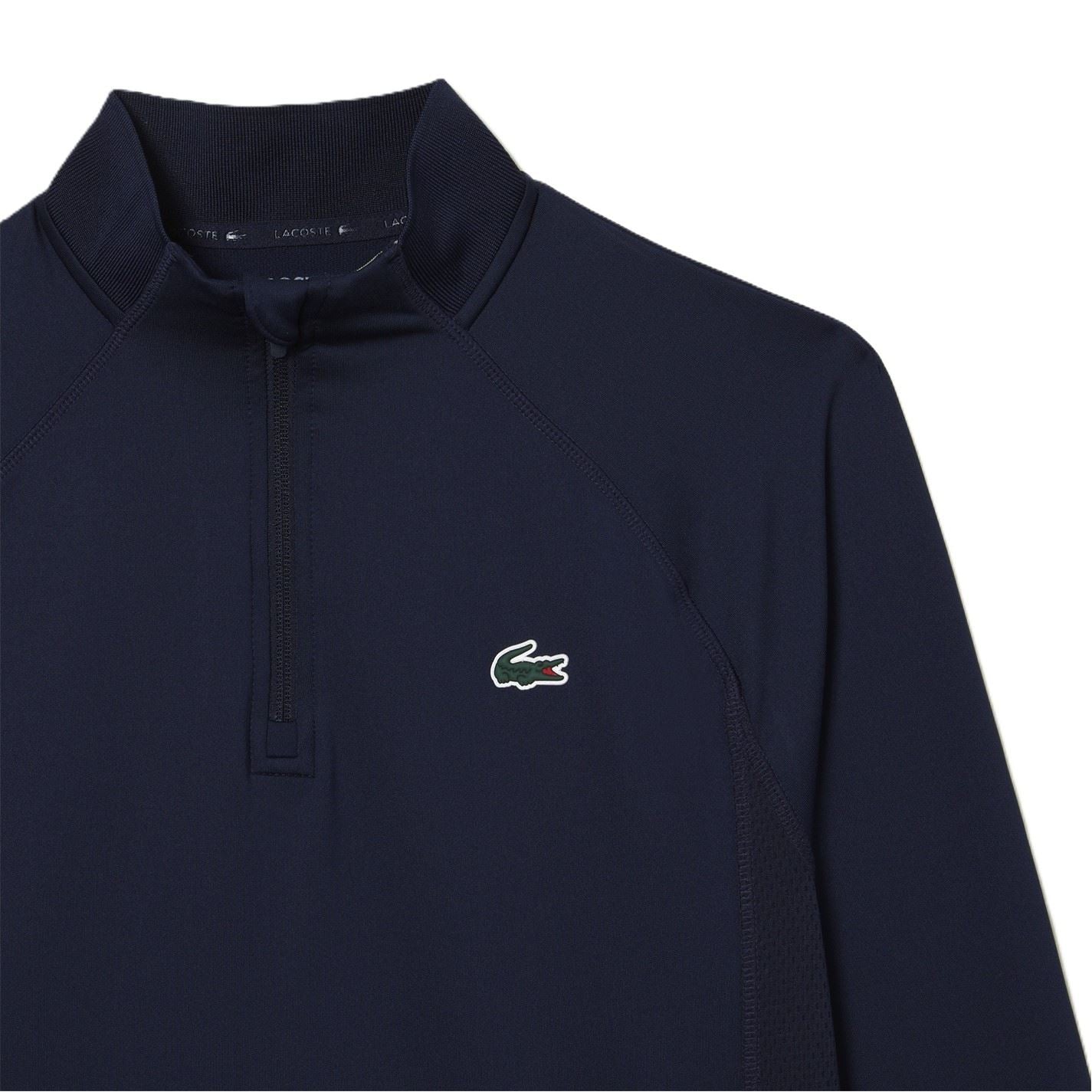 Lacoste Mock Neck Regular Fit Athletic Top
