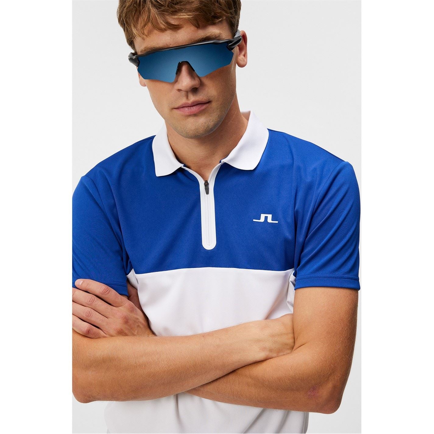 J Lindeberg Golf Kohen Short Sleeve Performance Polo Shirt