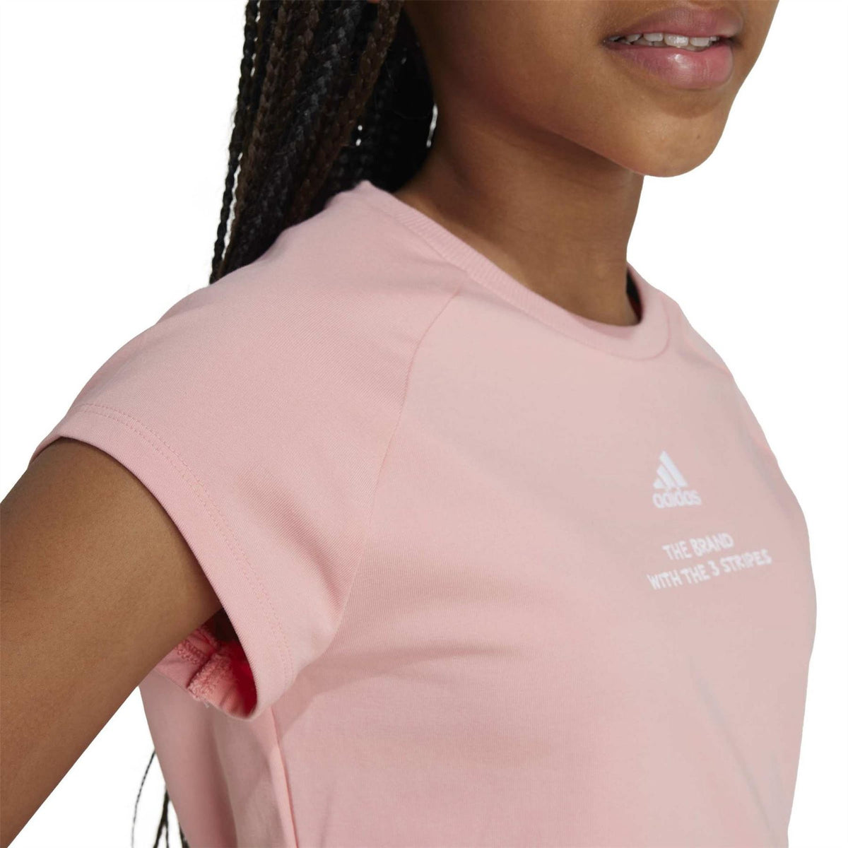 adidas Jam Cotton Short Sleeve Cropped Slim Fit T-Shirt