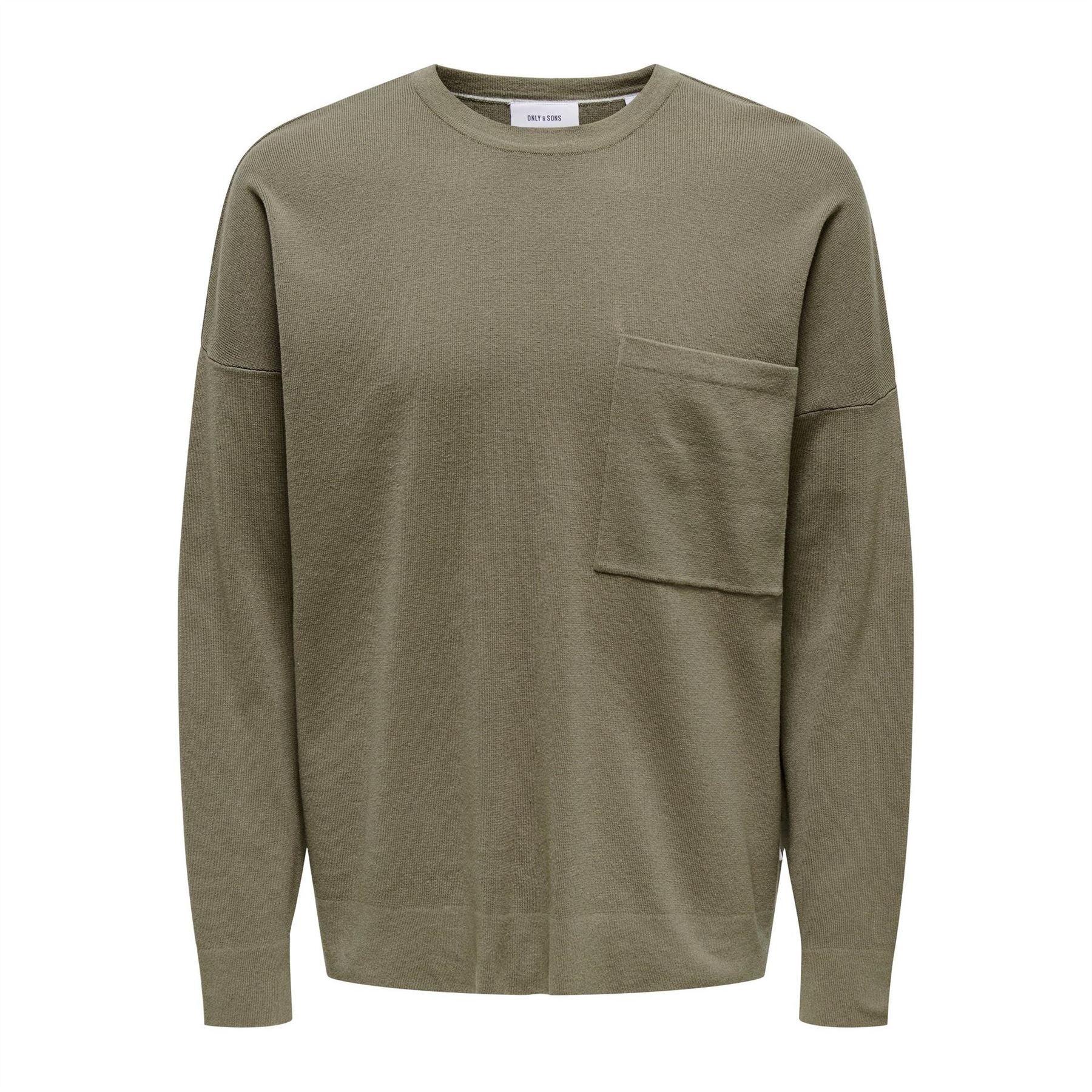 Only Relaxed Fit Crew Neck Long Sleeve Sweatshirt
