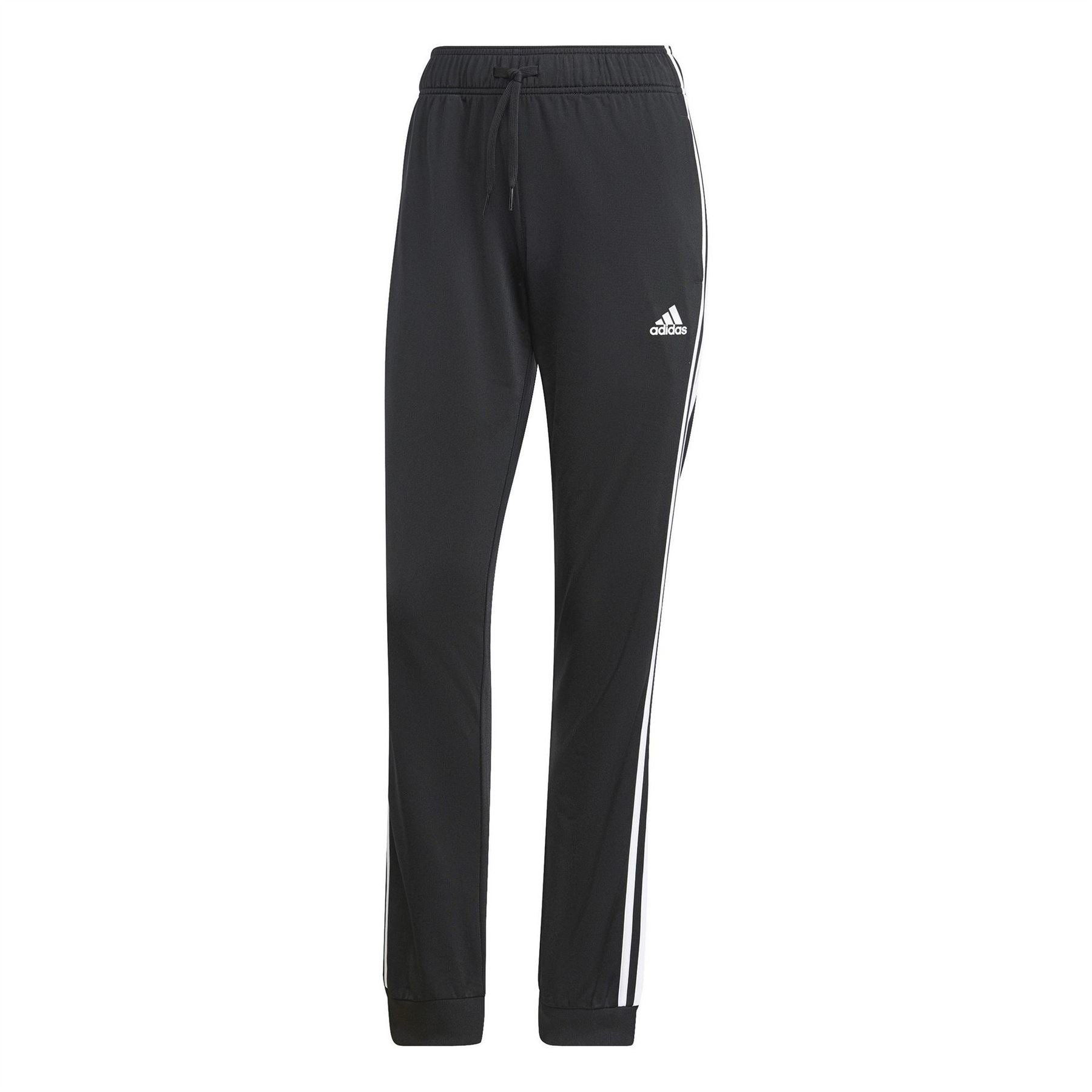 adidas Womens Primegreen Essentials Warm Up Slim Tapered Tracksuit Bottoms