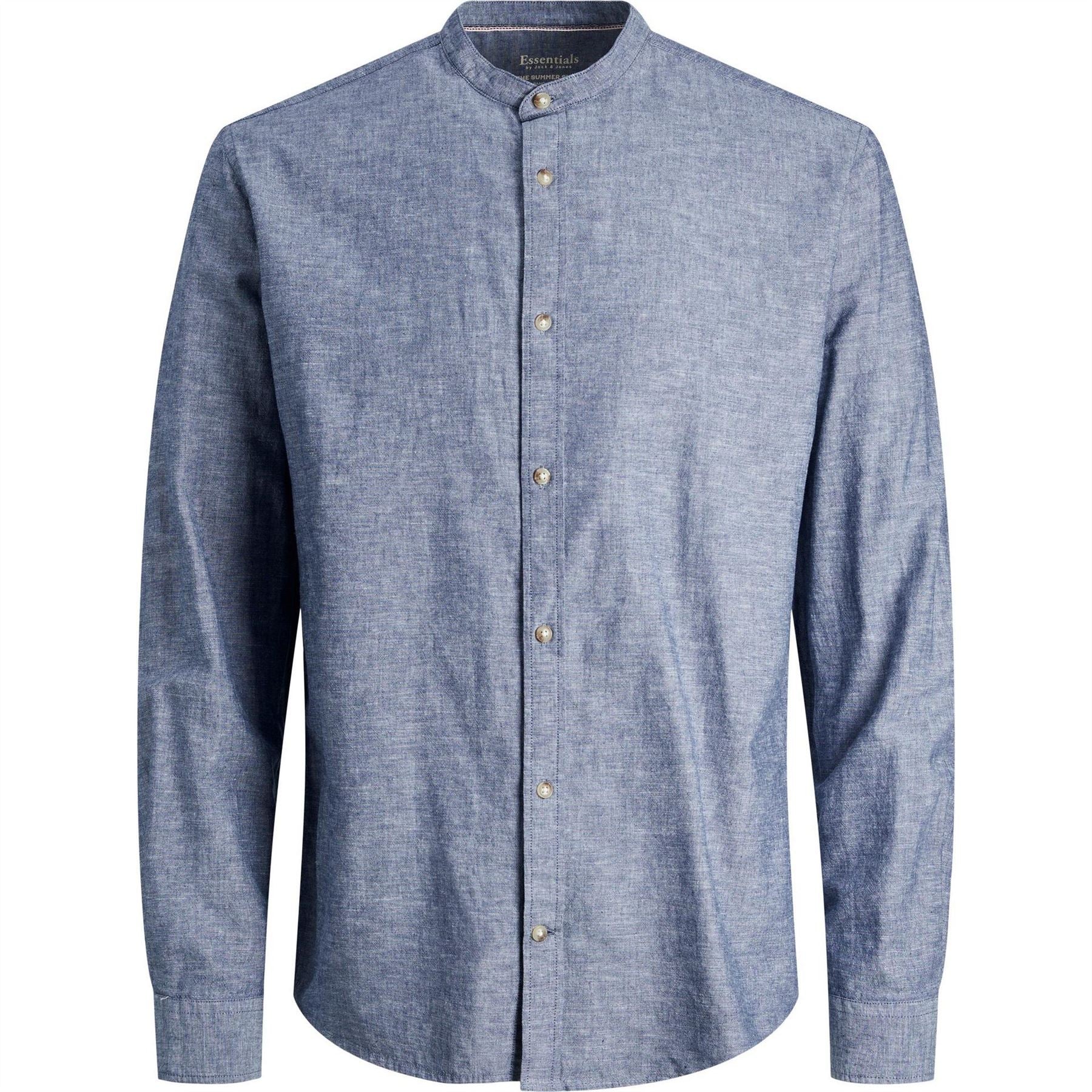 Jack and Jones Long Sleeve Buttoned Linen Shirt