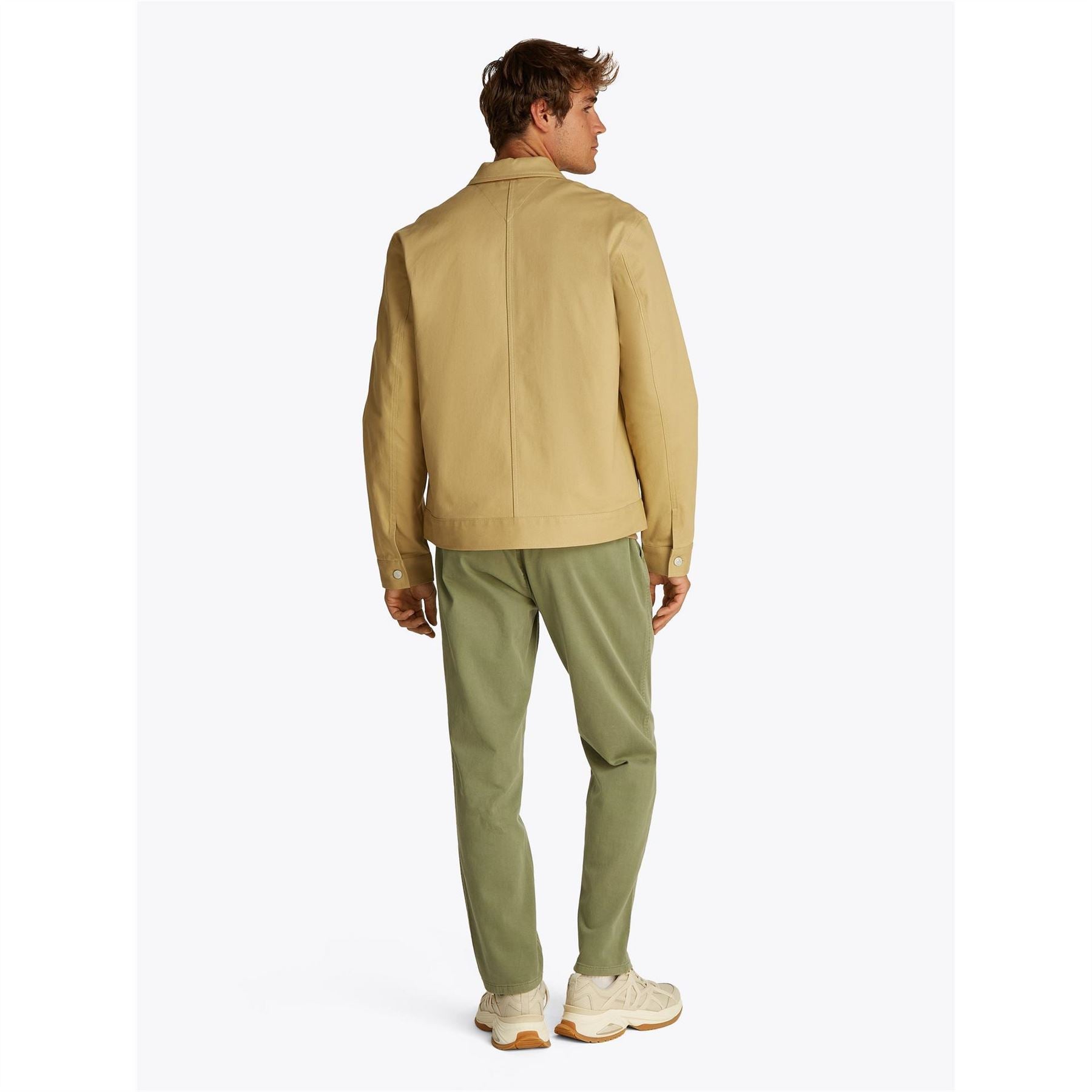 Tommy Jeans Hooded Ribbed Cuff Relaxed Fit Overshirt
