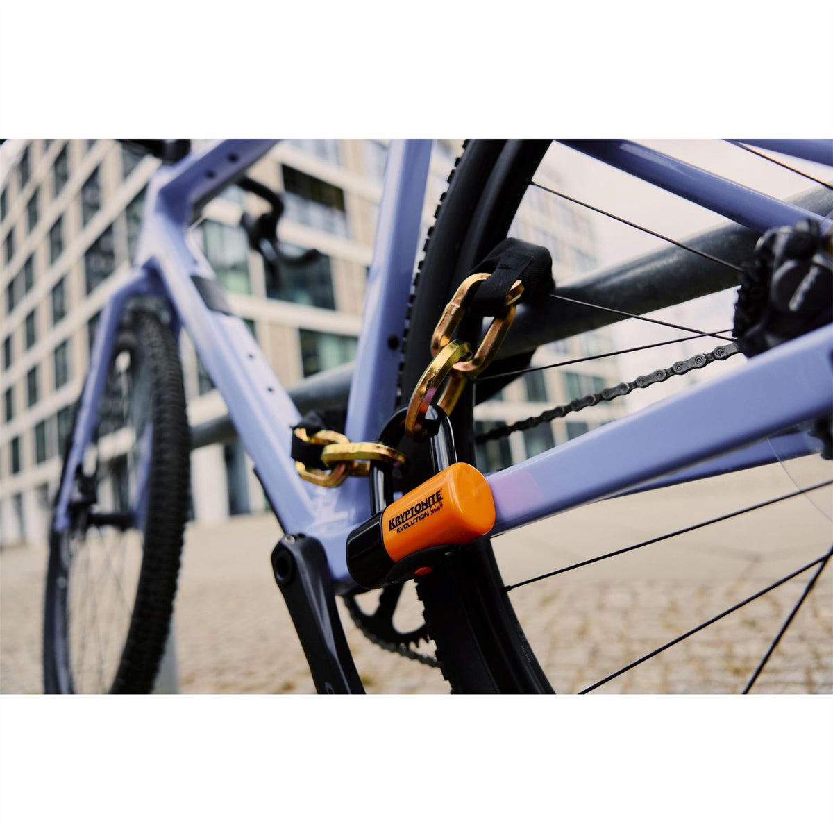 Kryptonite York Chain (12 Mm 100 Cm)   W  Evo Series 4 Disc Lock 14mm Sold Secure Gold