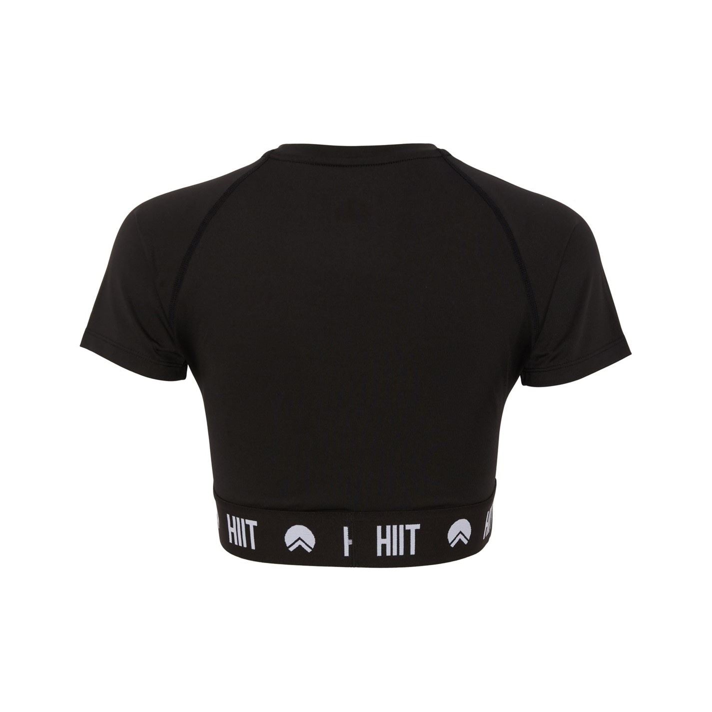 HIIT Cropped Crew Neck Slim Fit T-Shirt
