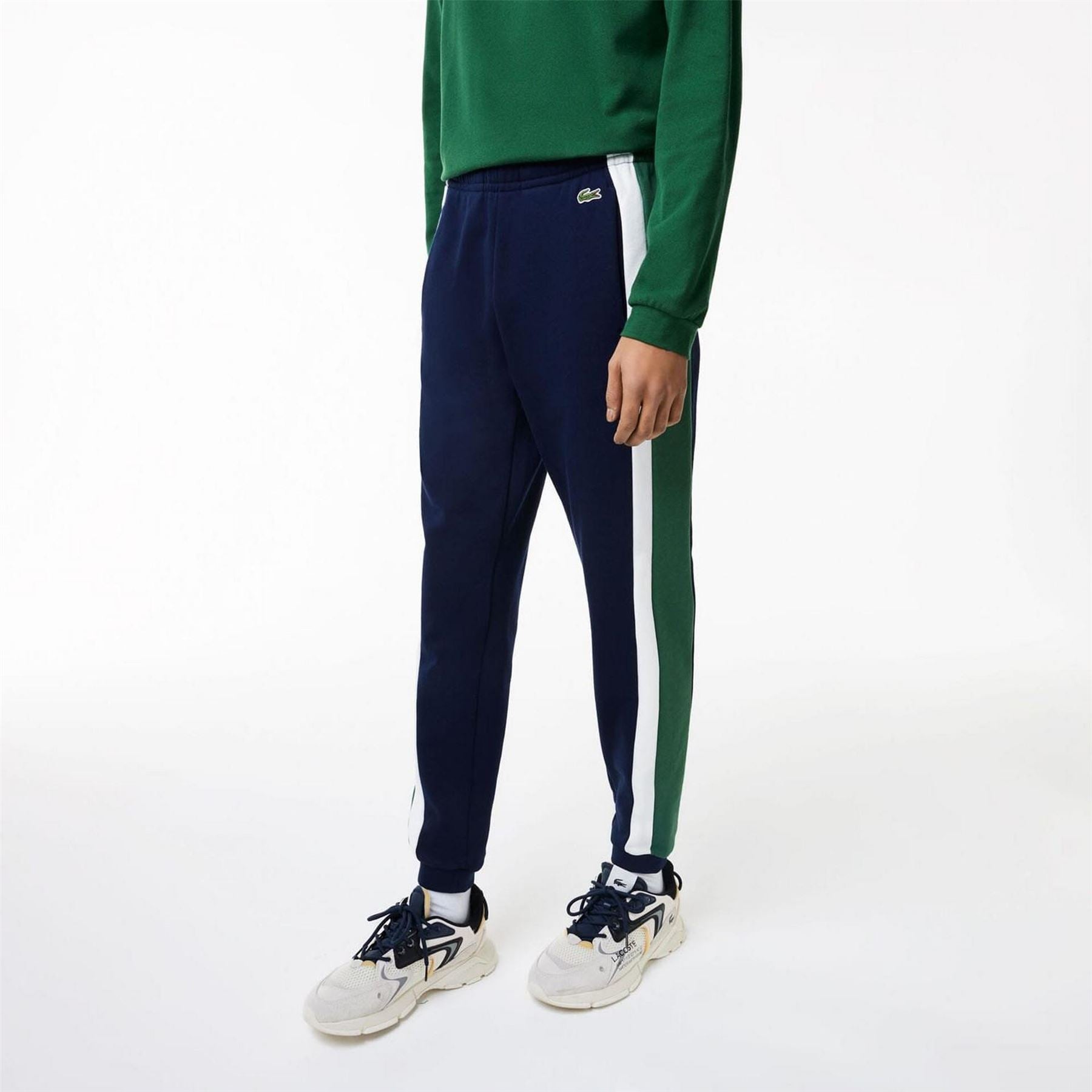 Lacoste Fleece Cut  And  Sewn Training Joggers