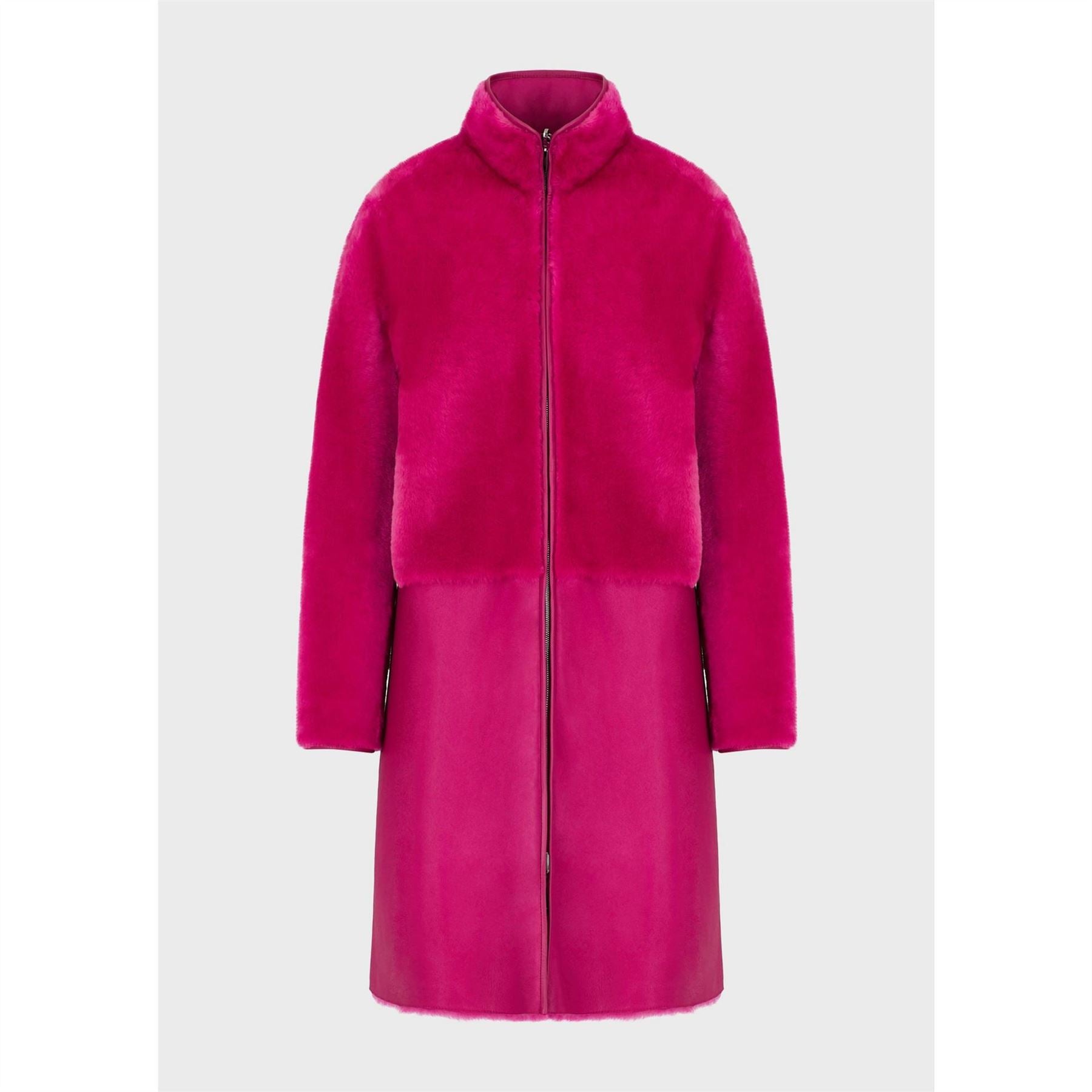 Emporio Armani Reversible Shearling Fur Coat