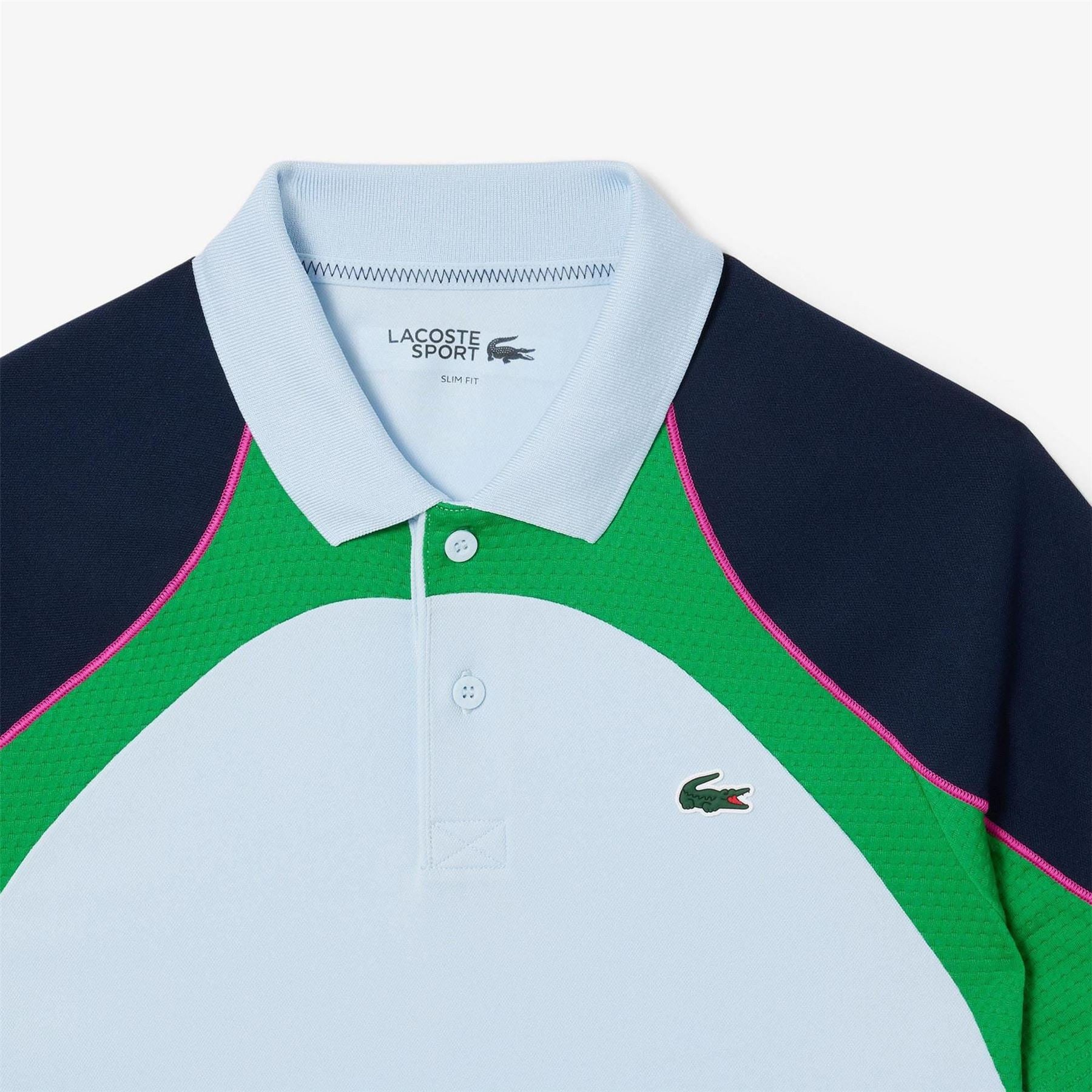 Lacoste Dry Colour Block Tennis Polo Shirt
