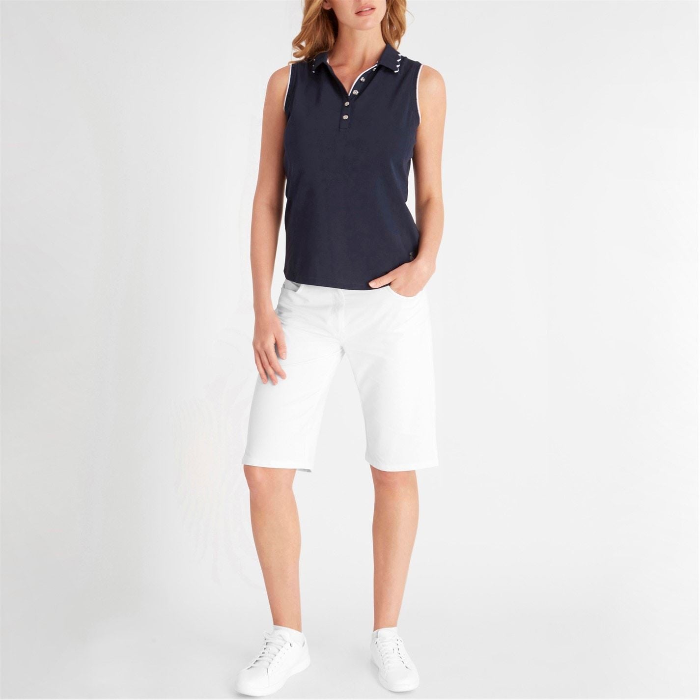 Calvin Klein Golf Womens Lamb Nadia Sleeveless Polo Shirt