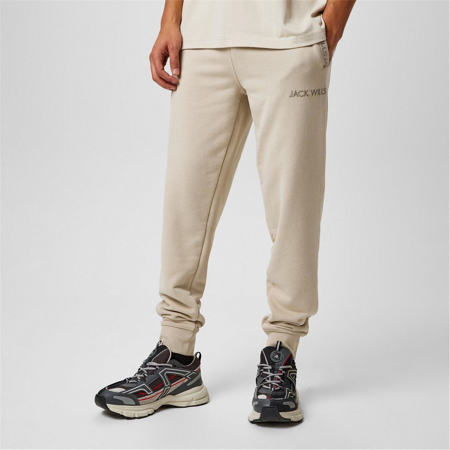 Jack Wills Mens Jacquard Logo Joggers