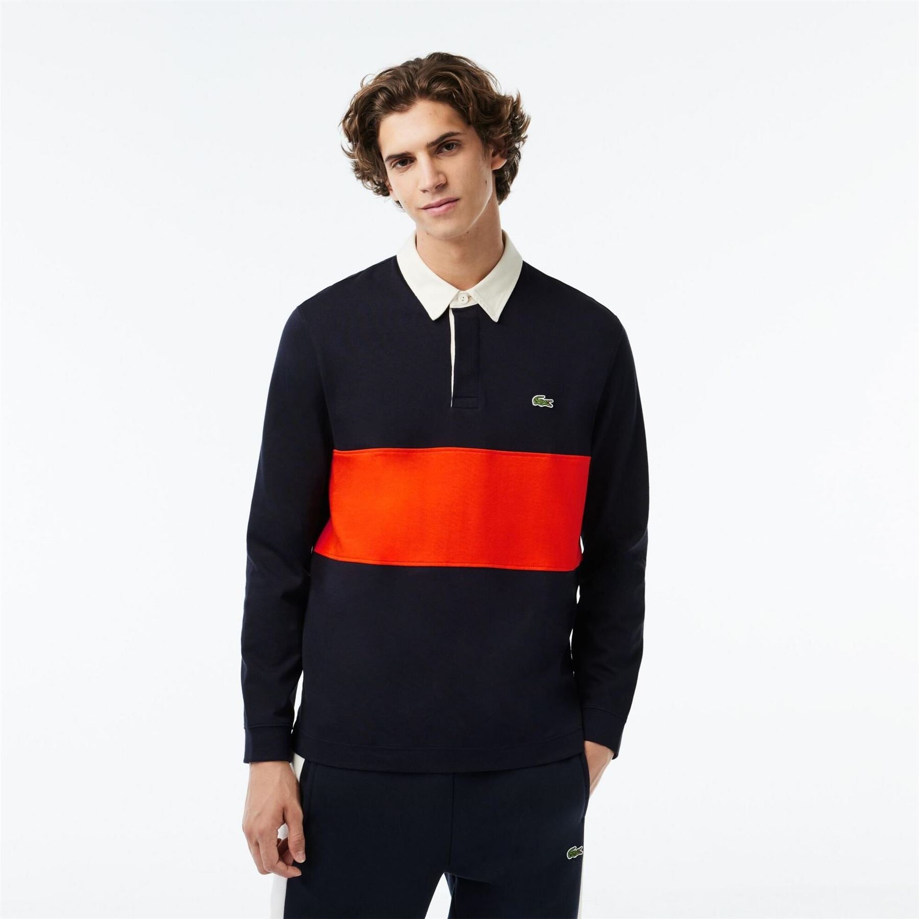 Lacoste Crocodile Print Regular Fit Athletic Top