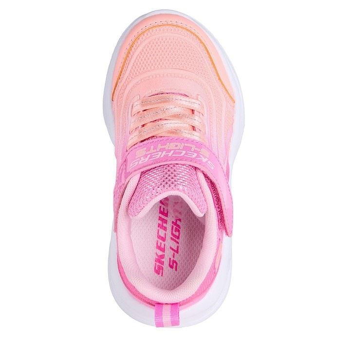 Skechers Gore  And  Strap Sneaker W Ombr Light Up Trainers Girls