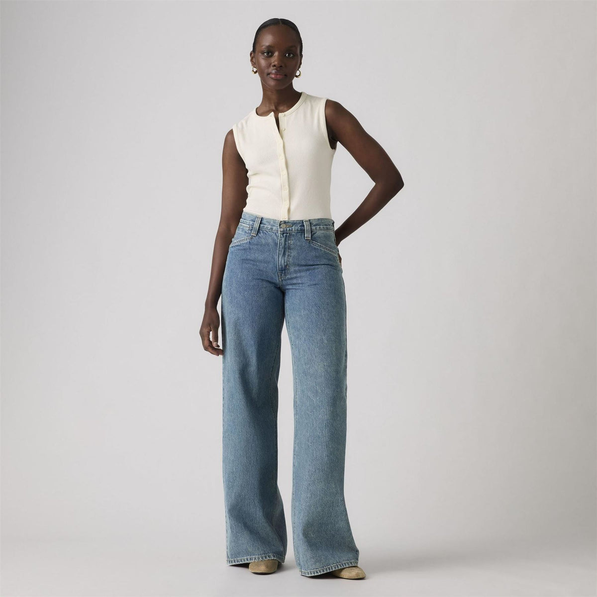 Levis 94 Baggy Wide Leg Jeans
