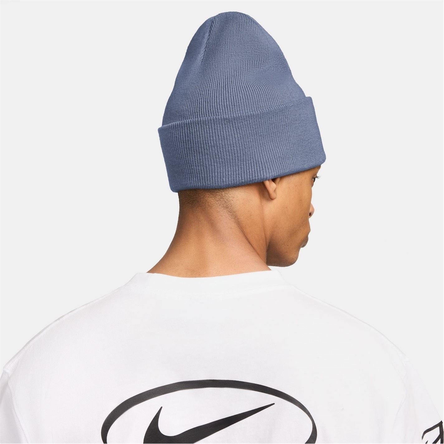 Nike Nsw Peak Wordmark Logo Adjustable Cuff Beanie