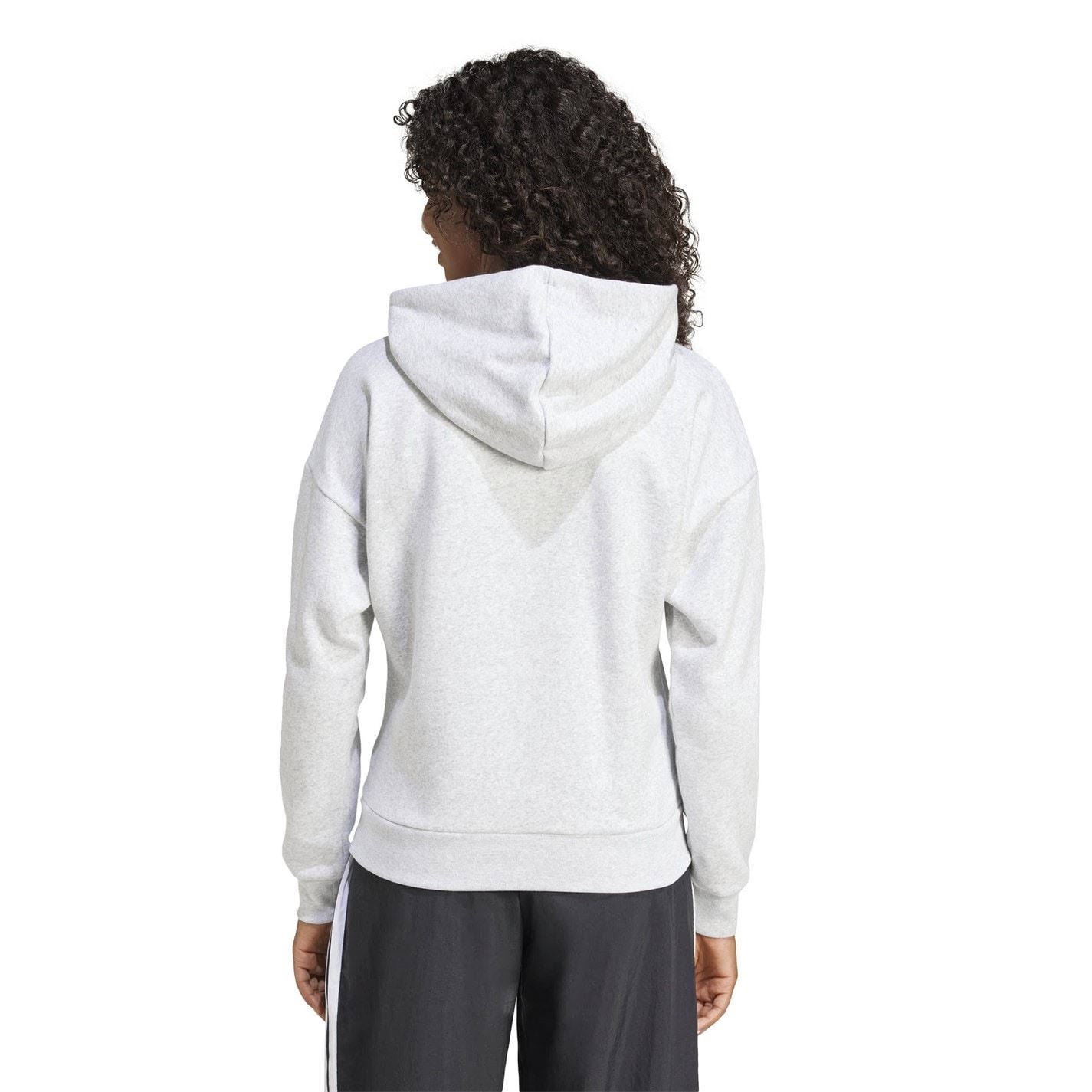 adidas Essentials 3 Stripes Fleece Hoodie