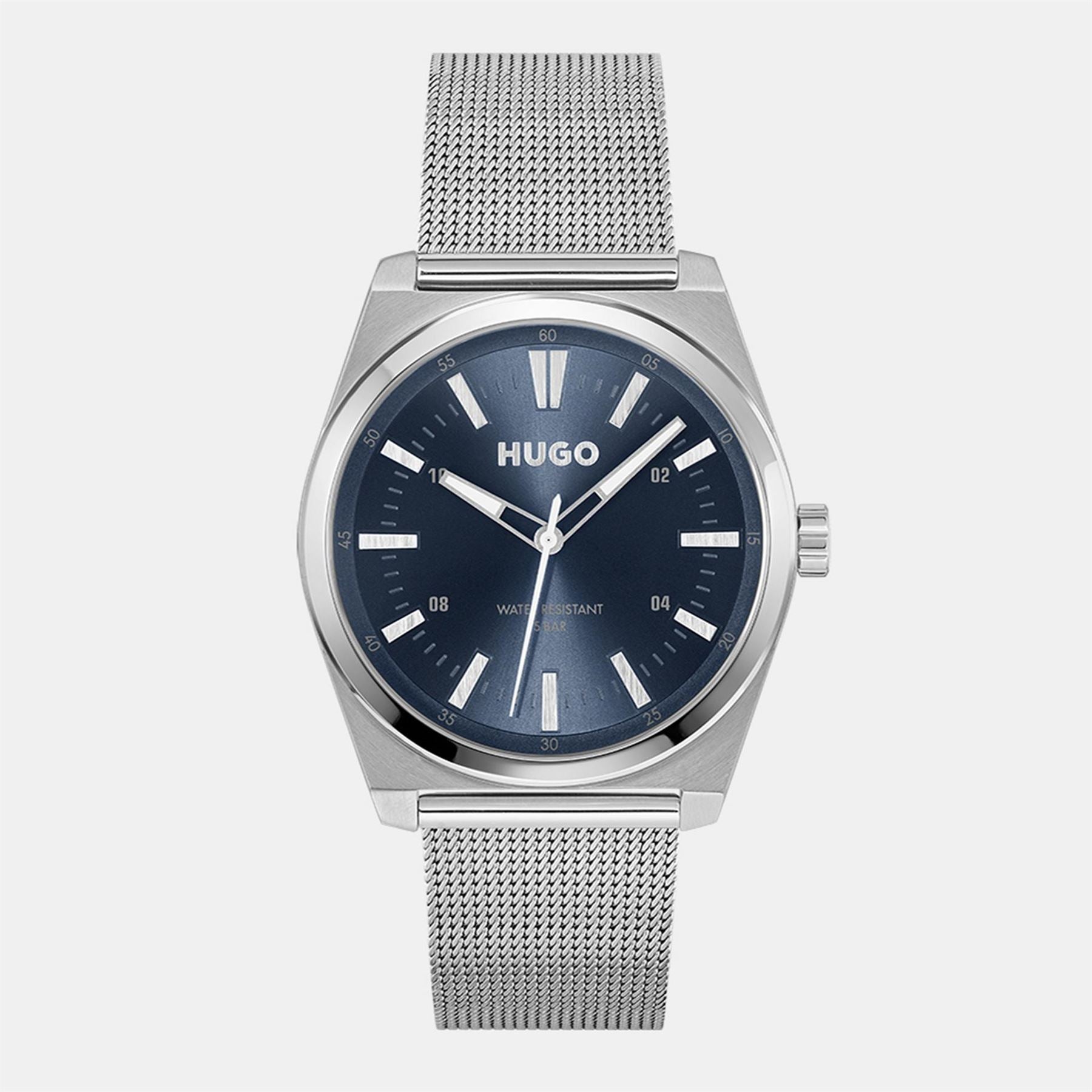 Hugo HUGO #ARK Black Leather Strap Watch