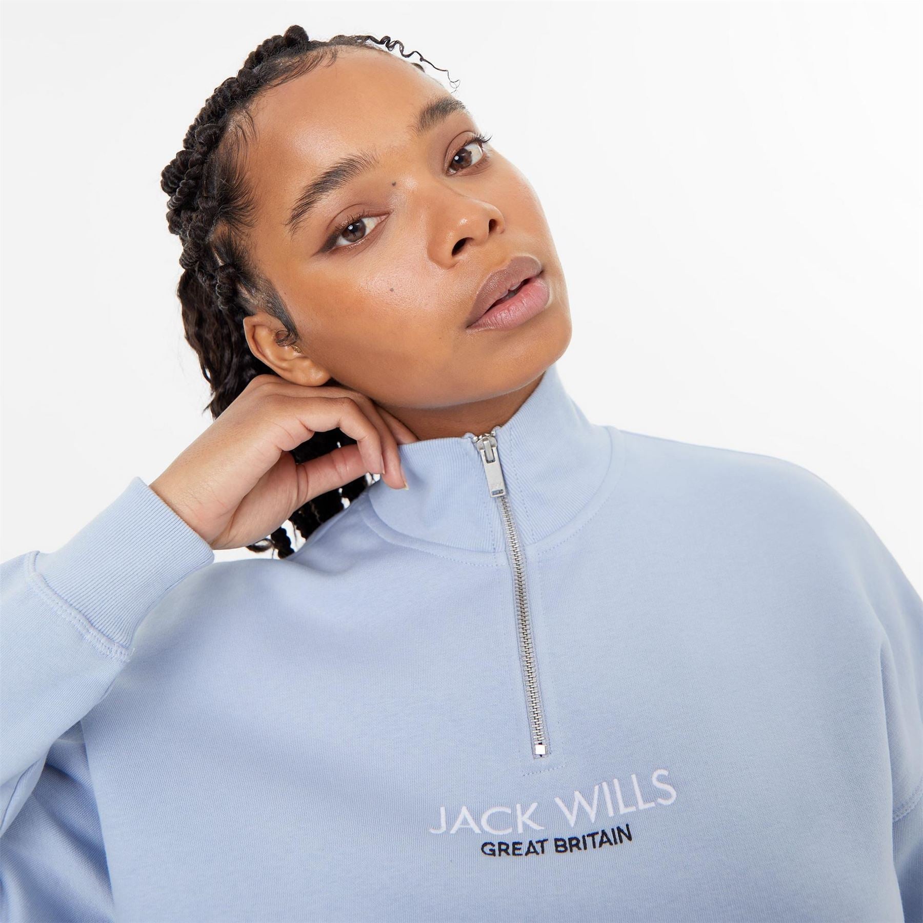 Jack Wills Honeylane Half Zip Sweatshirt