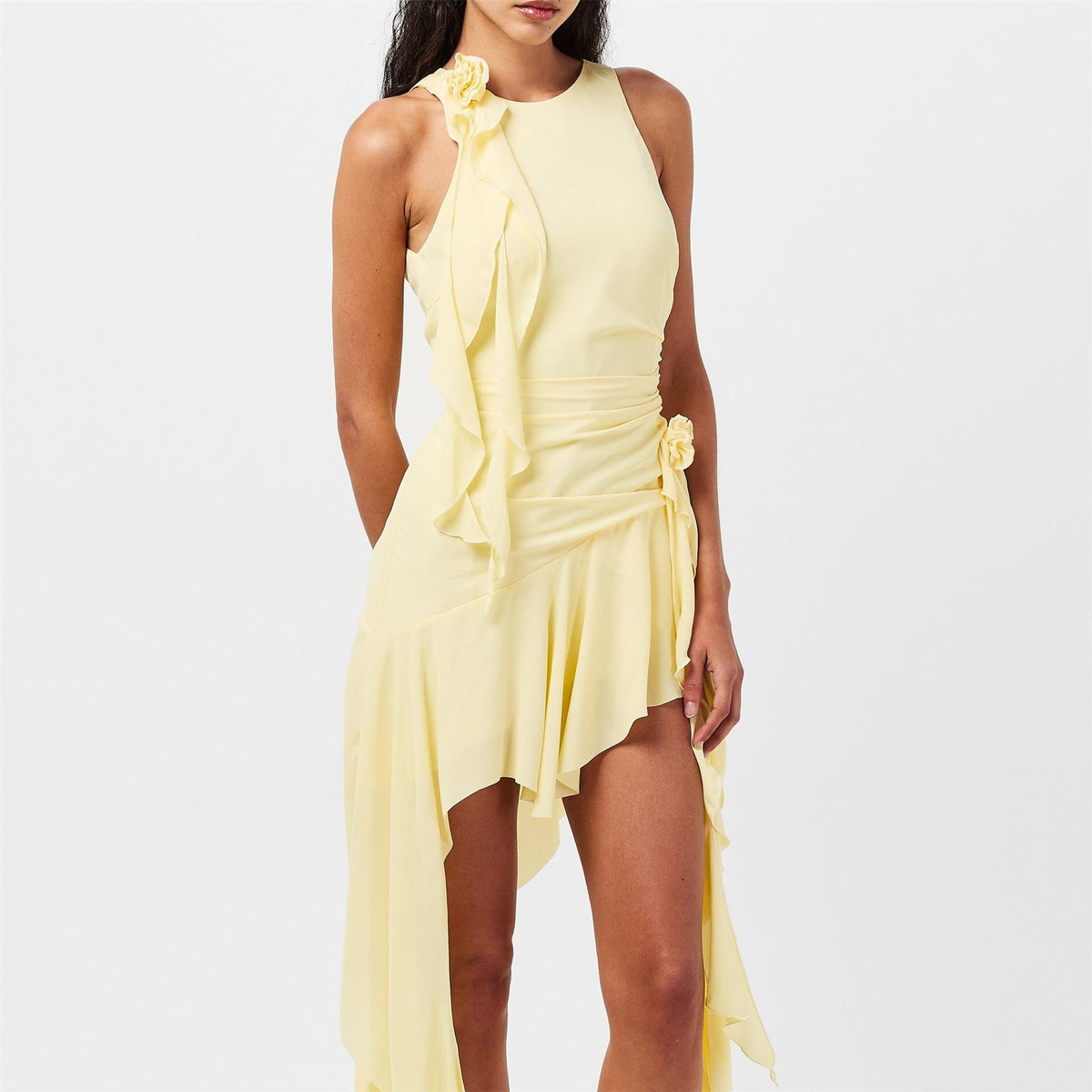 Bardot Ivana High Low Midi Bodycon Dress