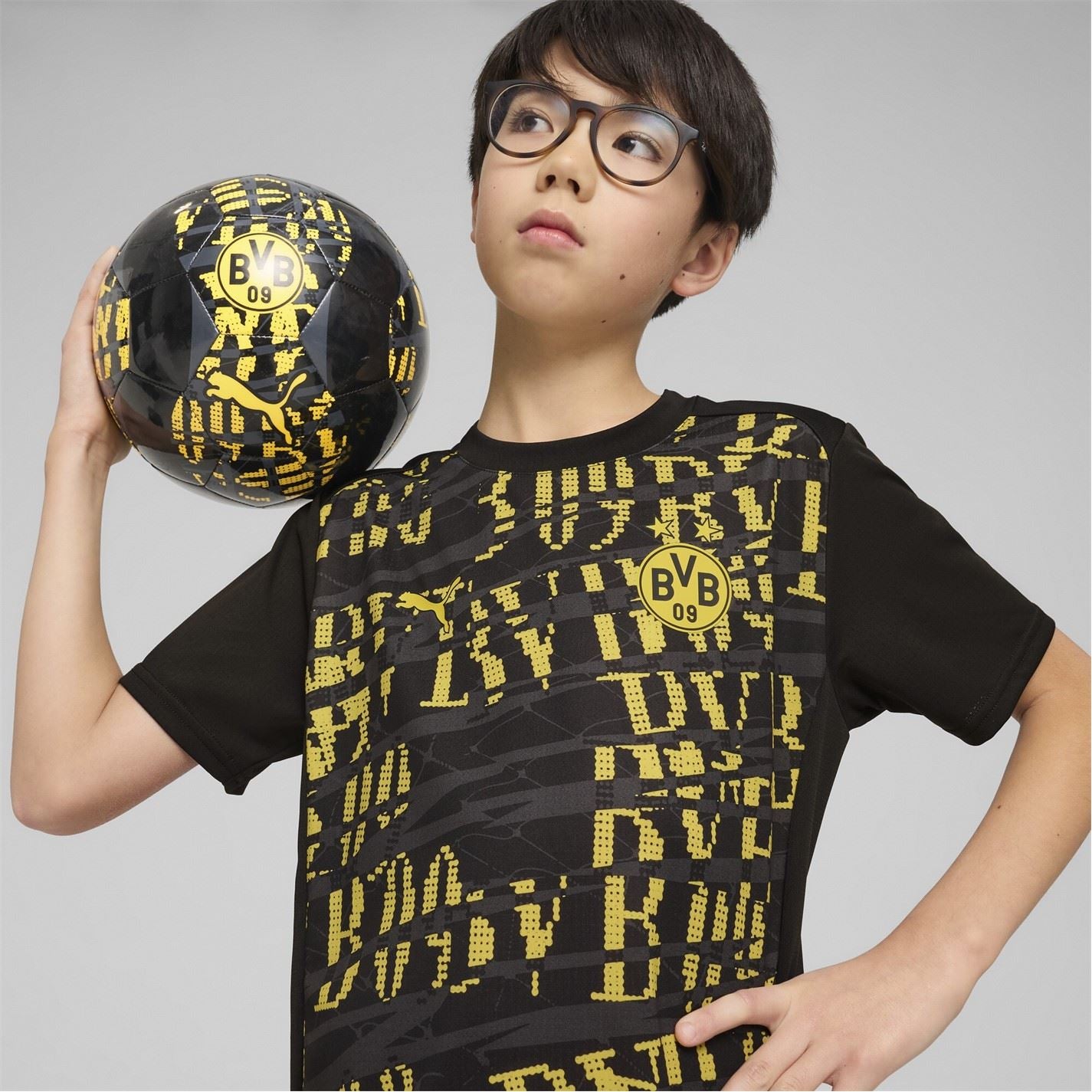 Puma Borussia Dortmund Pre Match Shirt Juniors