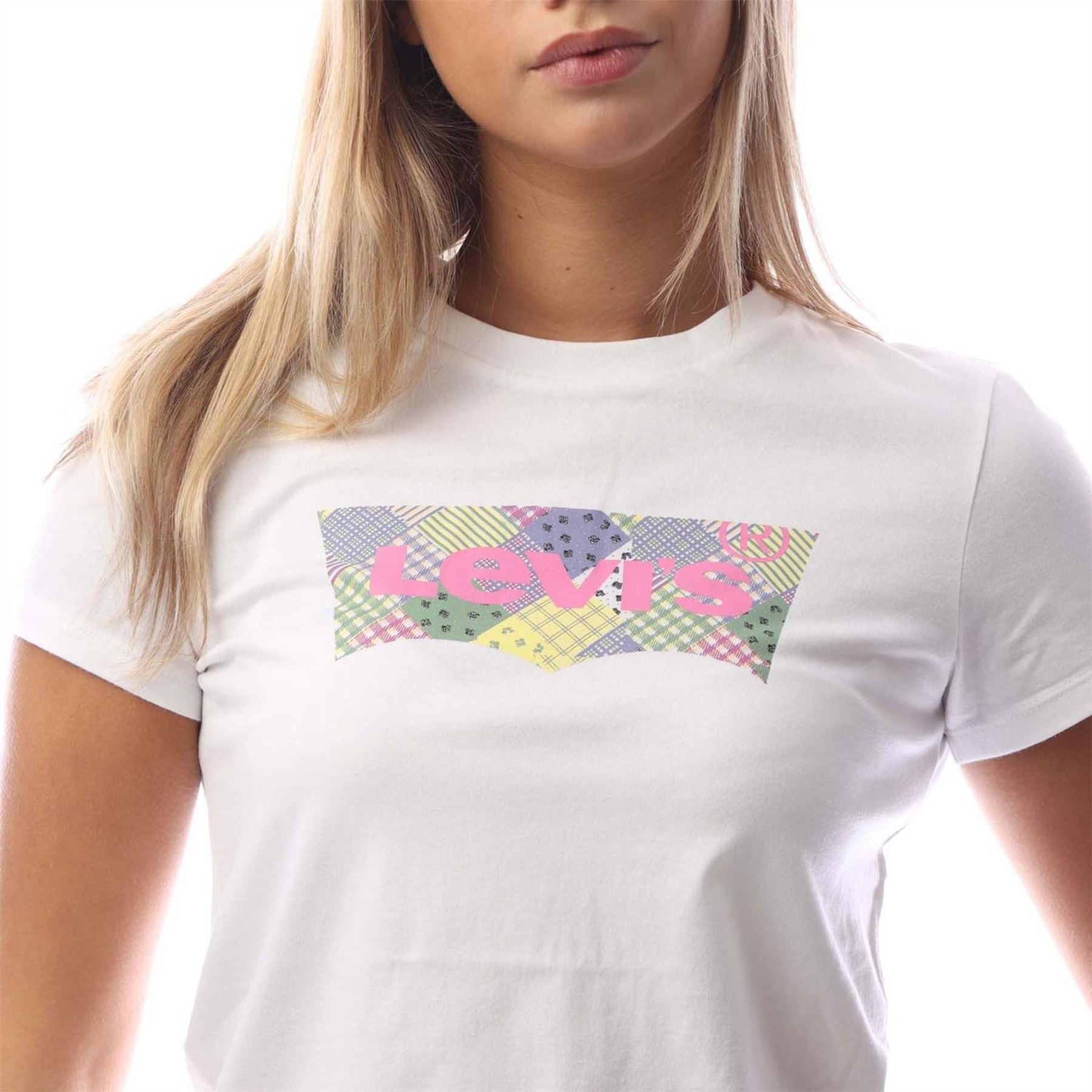 Levis The Perfect Tee 501 Quilt Bw F