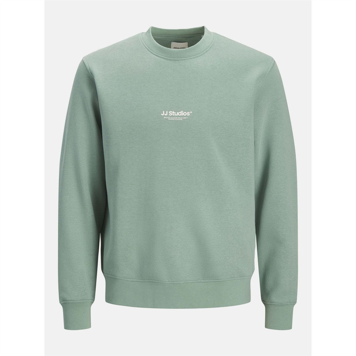 Jack and Jones Jjesoho Crew Neck Cotton Sweatshirt