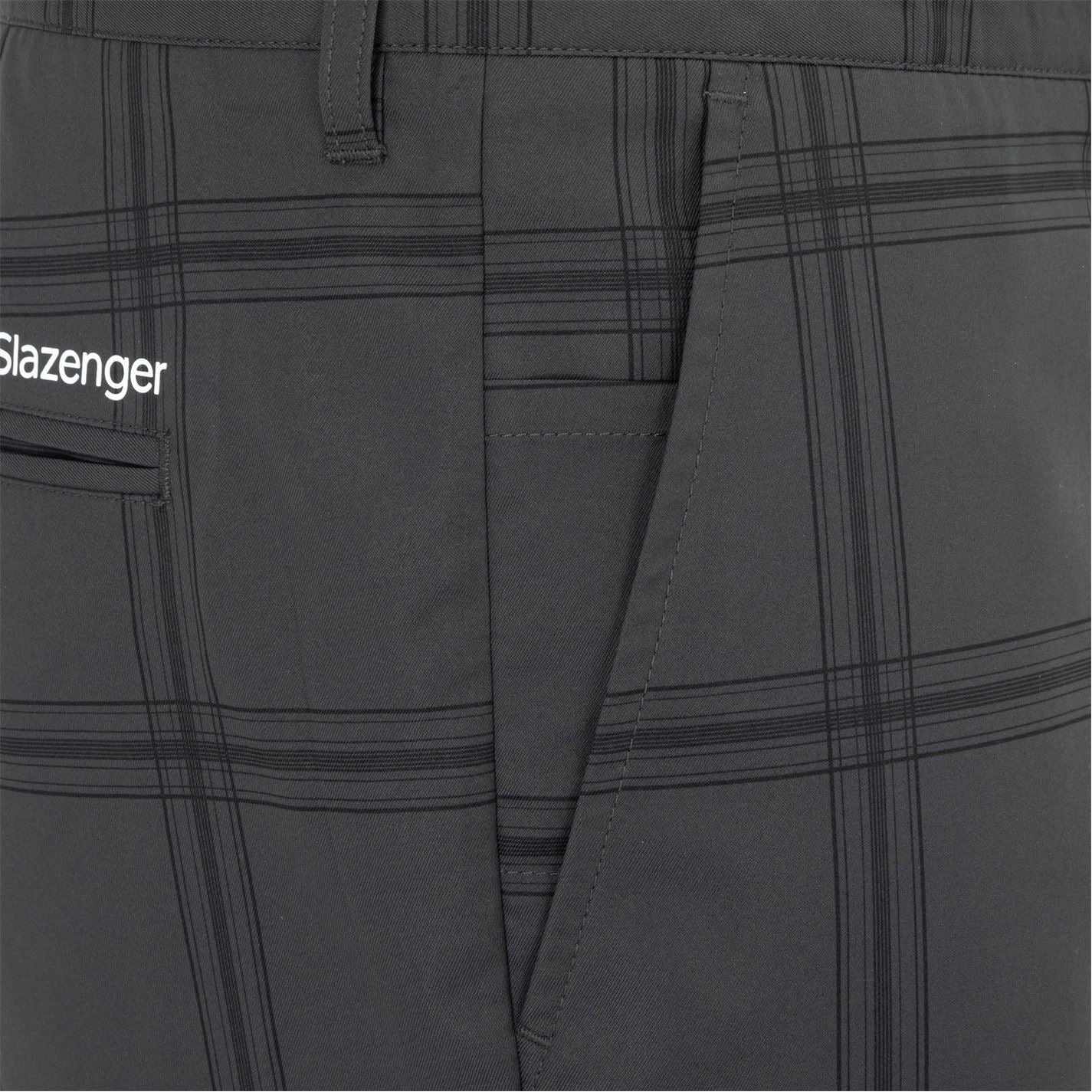 Slazenger Mens Check Golf Trousers