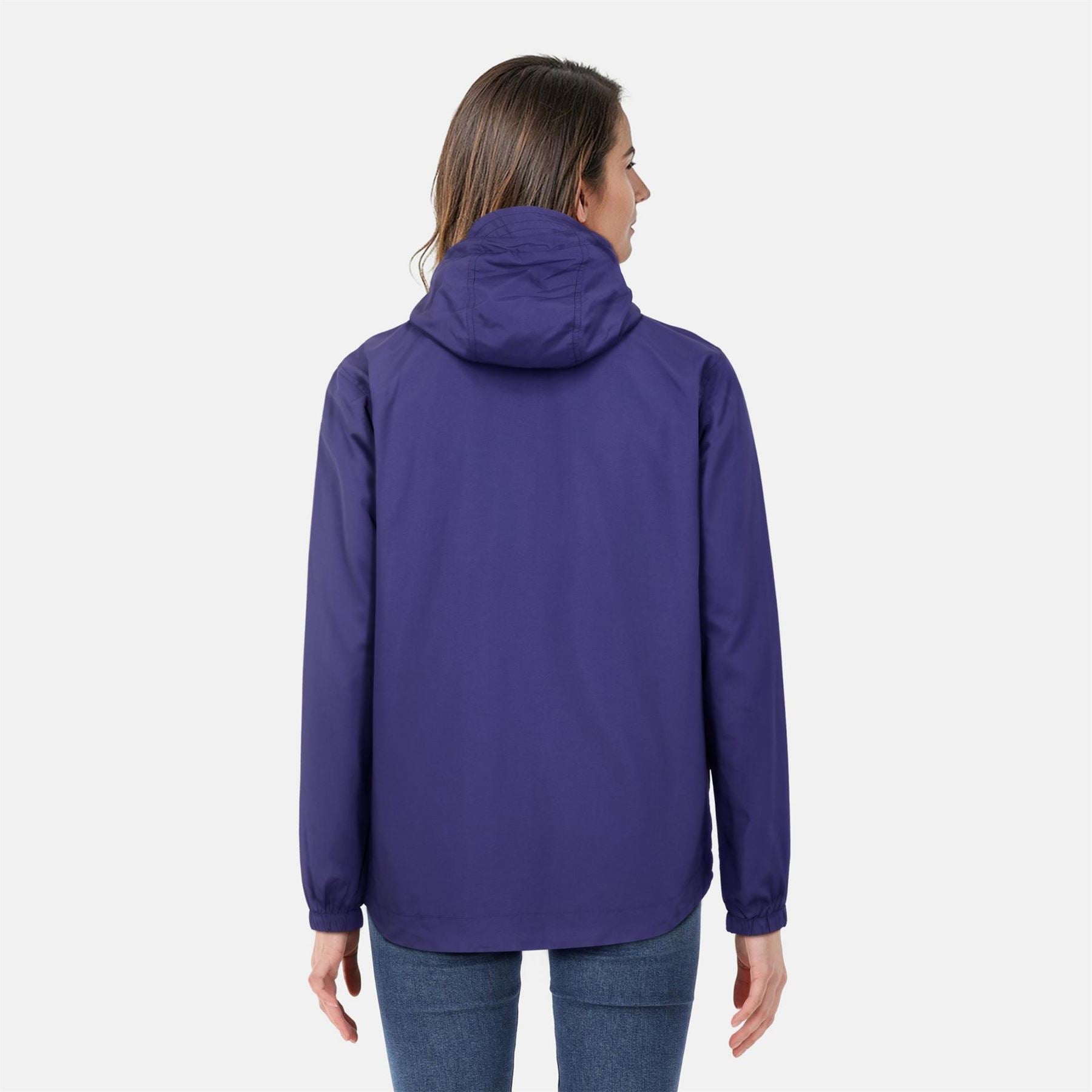 Lyle and Scott Zip Through Cotton Wind Resistant Long Sleeve Hooded Rain Anorak