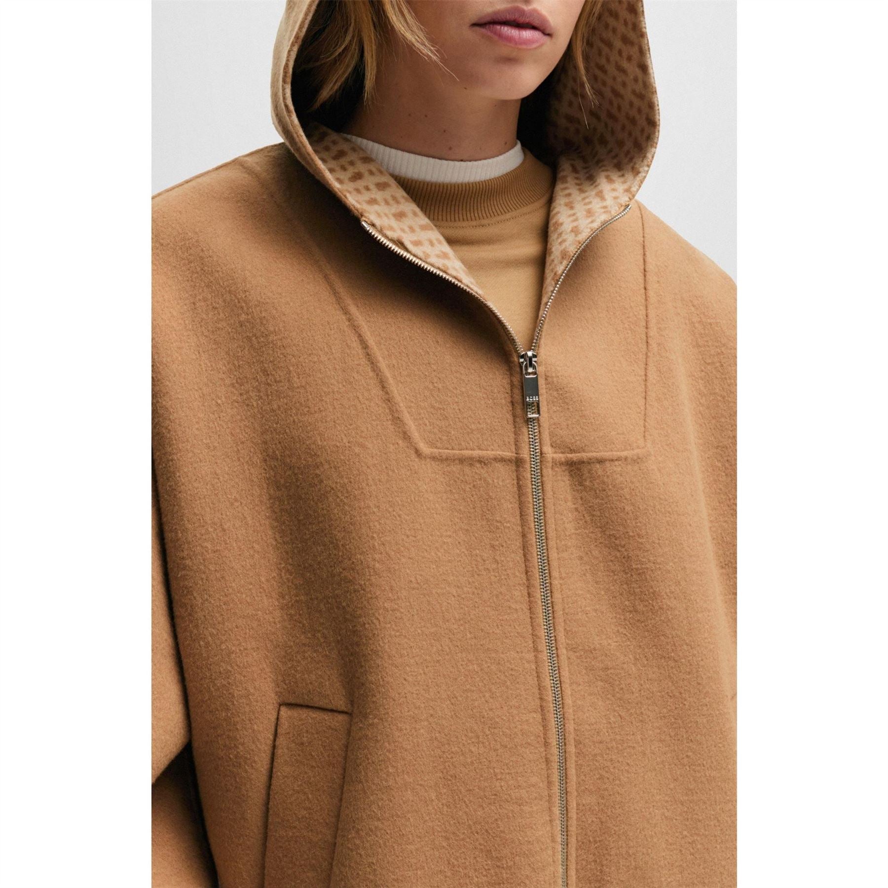 Boss Capes Relaxed Fit Short Jacket