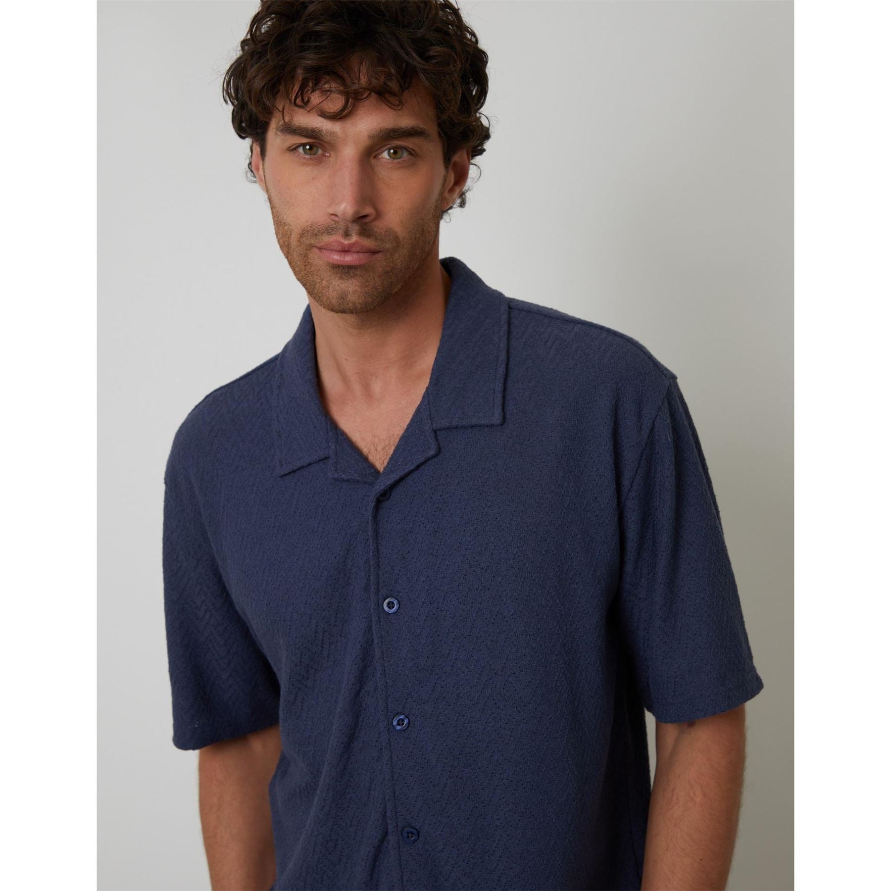 Threadbare Selkirk Relaxed Fit Short Sleeve Shirt