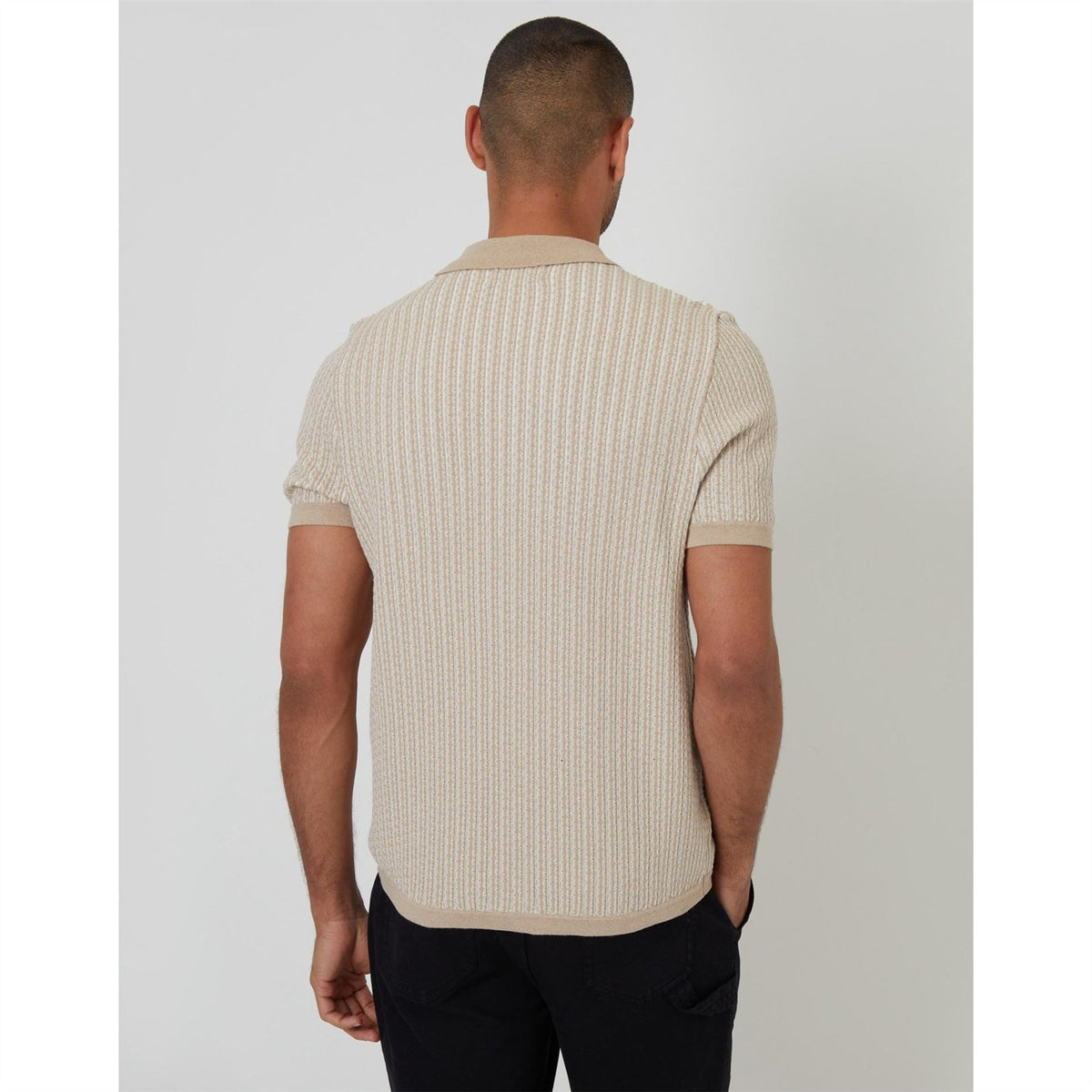 Threadbare Ryeland Collared Neck Short Sleeve Shirt