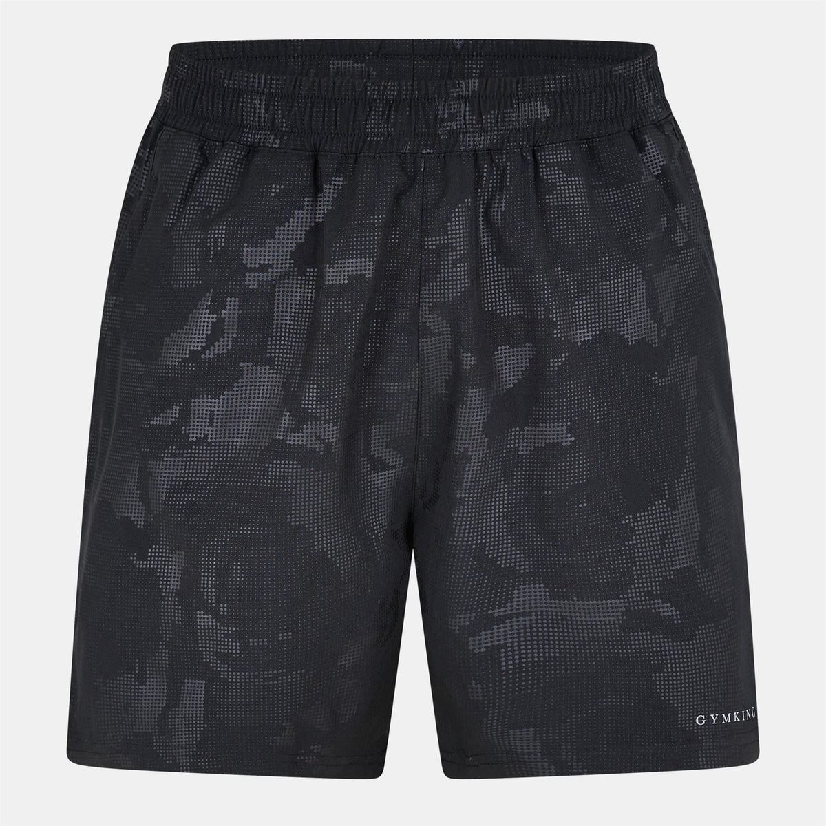 Gym King Camo Bermuda Shorts with Lettering