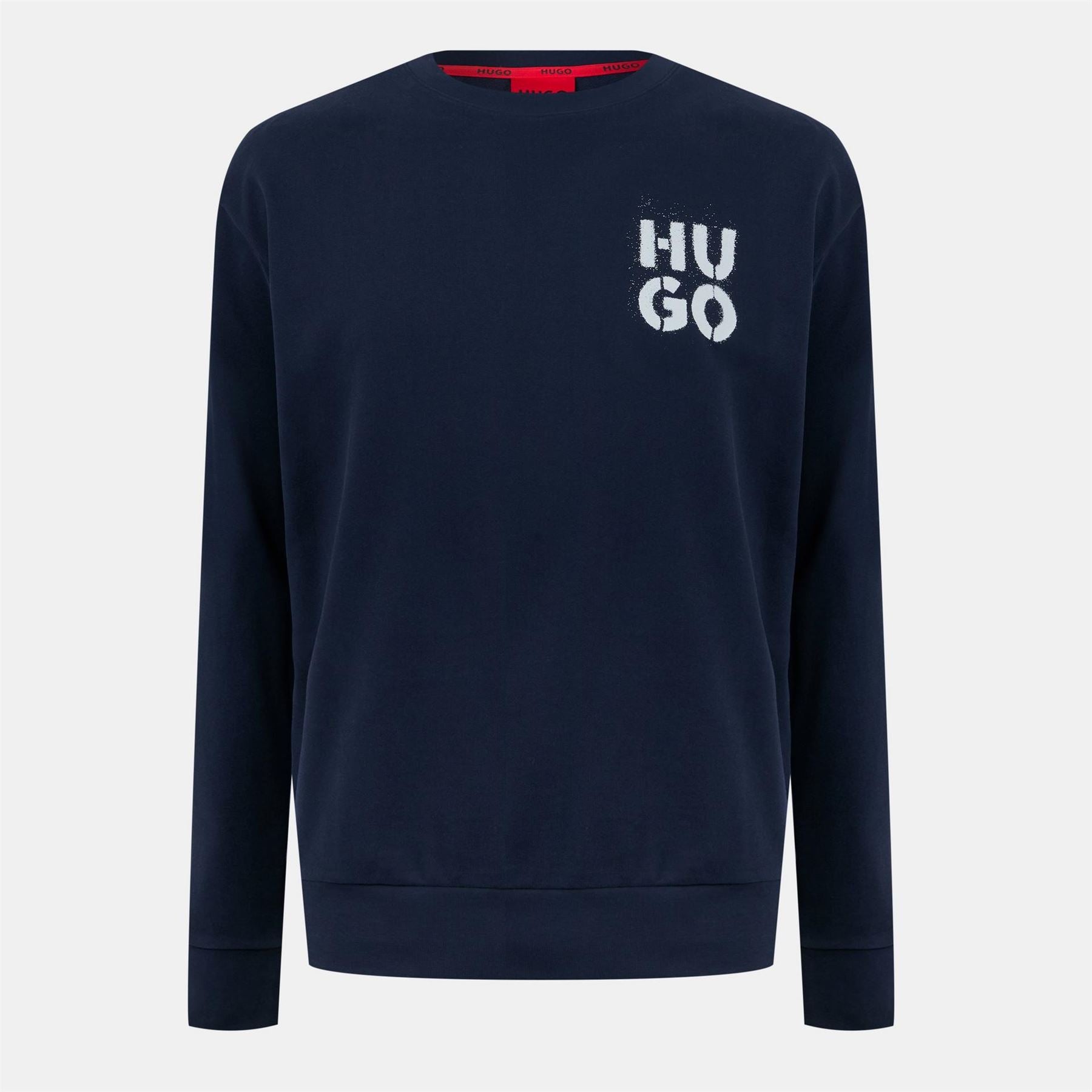 Hugo Crew Neck Long Sleeve Relaxed Fit Sweatshirt