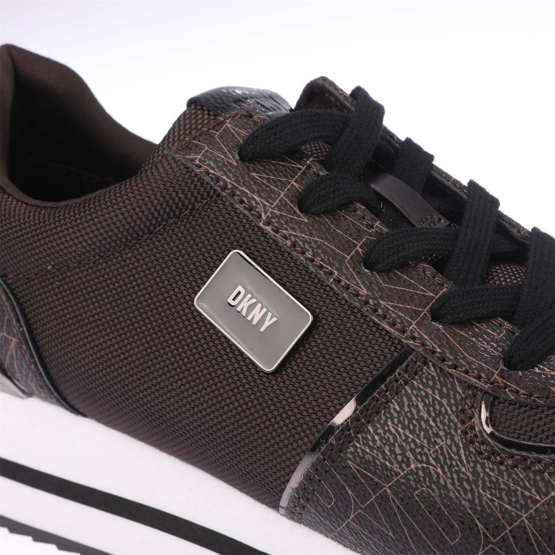 DKNY Lace Up Wedge Trainers
