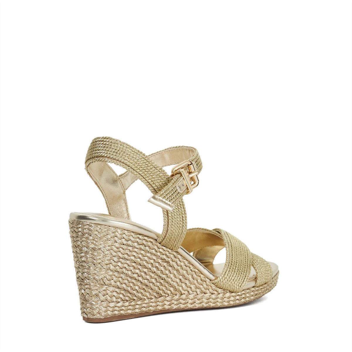Dune London Kolden Braided Wedge Heeled Sandals