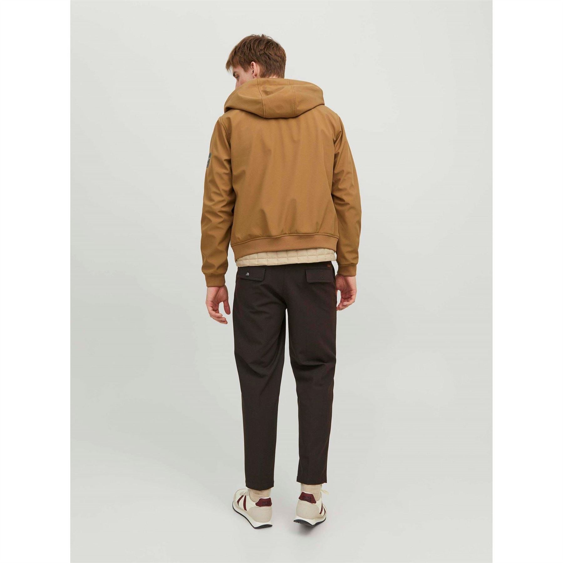 Jack and Jones Zipped Hooded Softshell Jacket