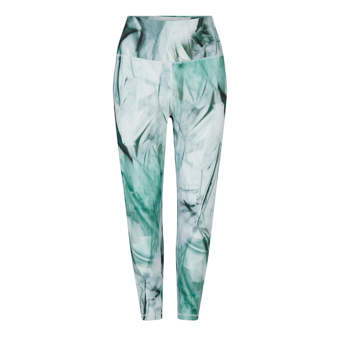 Reebok Lux Bold High Waisted Liquid Abyss Print Performance Gym Legging