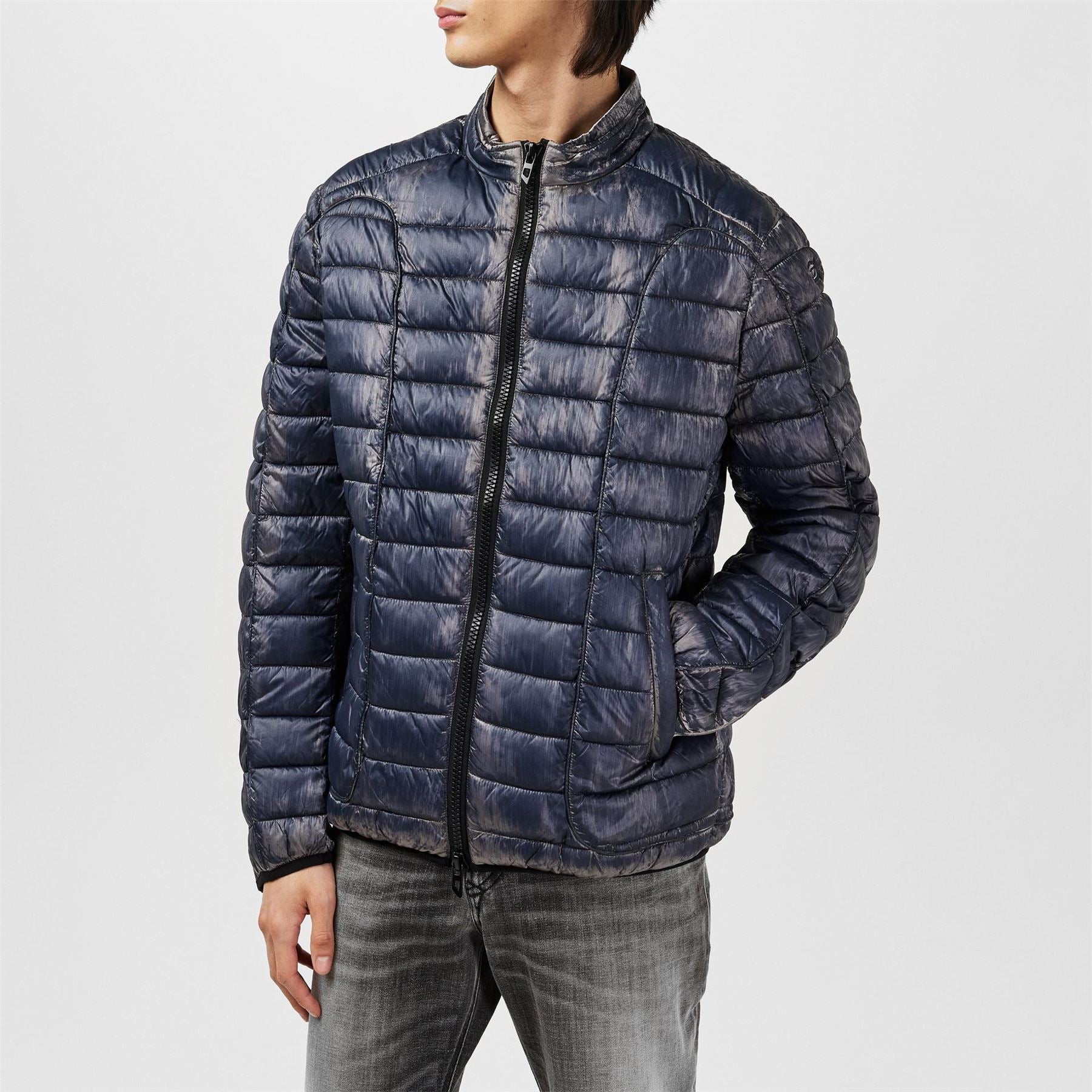Diesel Pilot Mock Neck Puffer Jacket