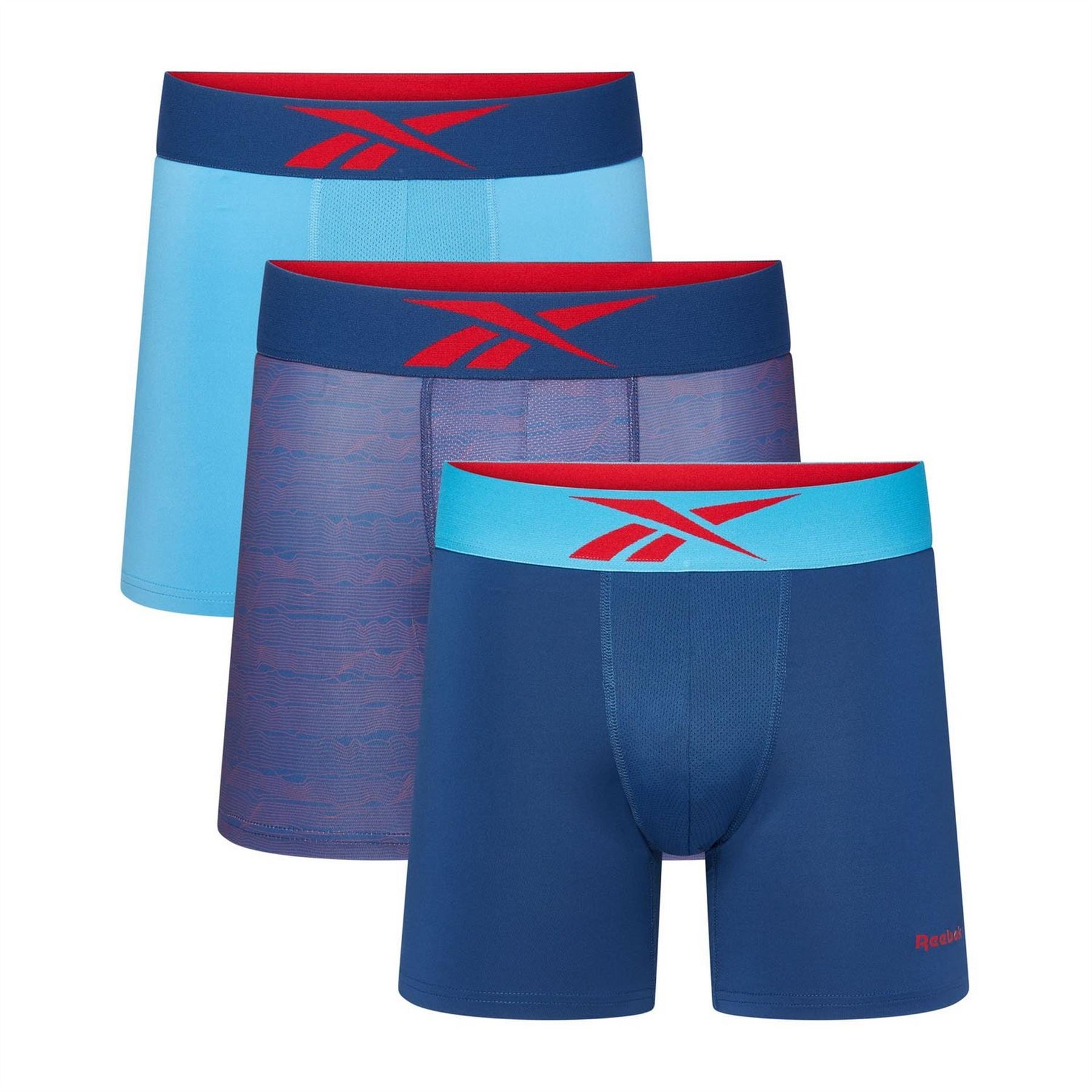 Reebok 3 Pack Trunks Muir