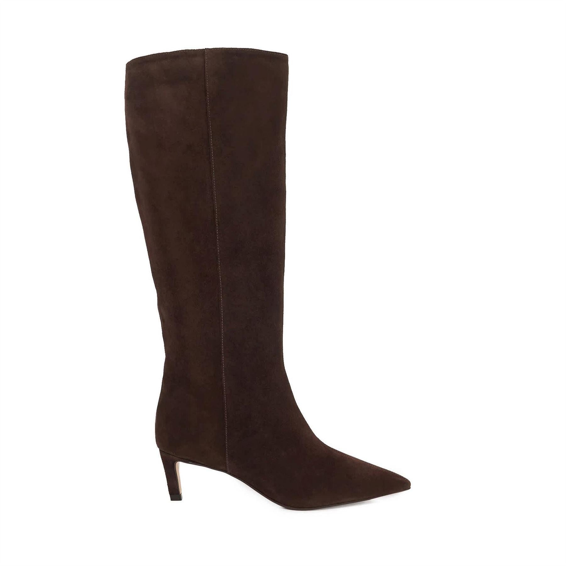 Dune London Smoothly Knee High Boots with Almond Toe